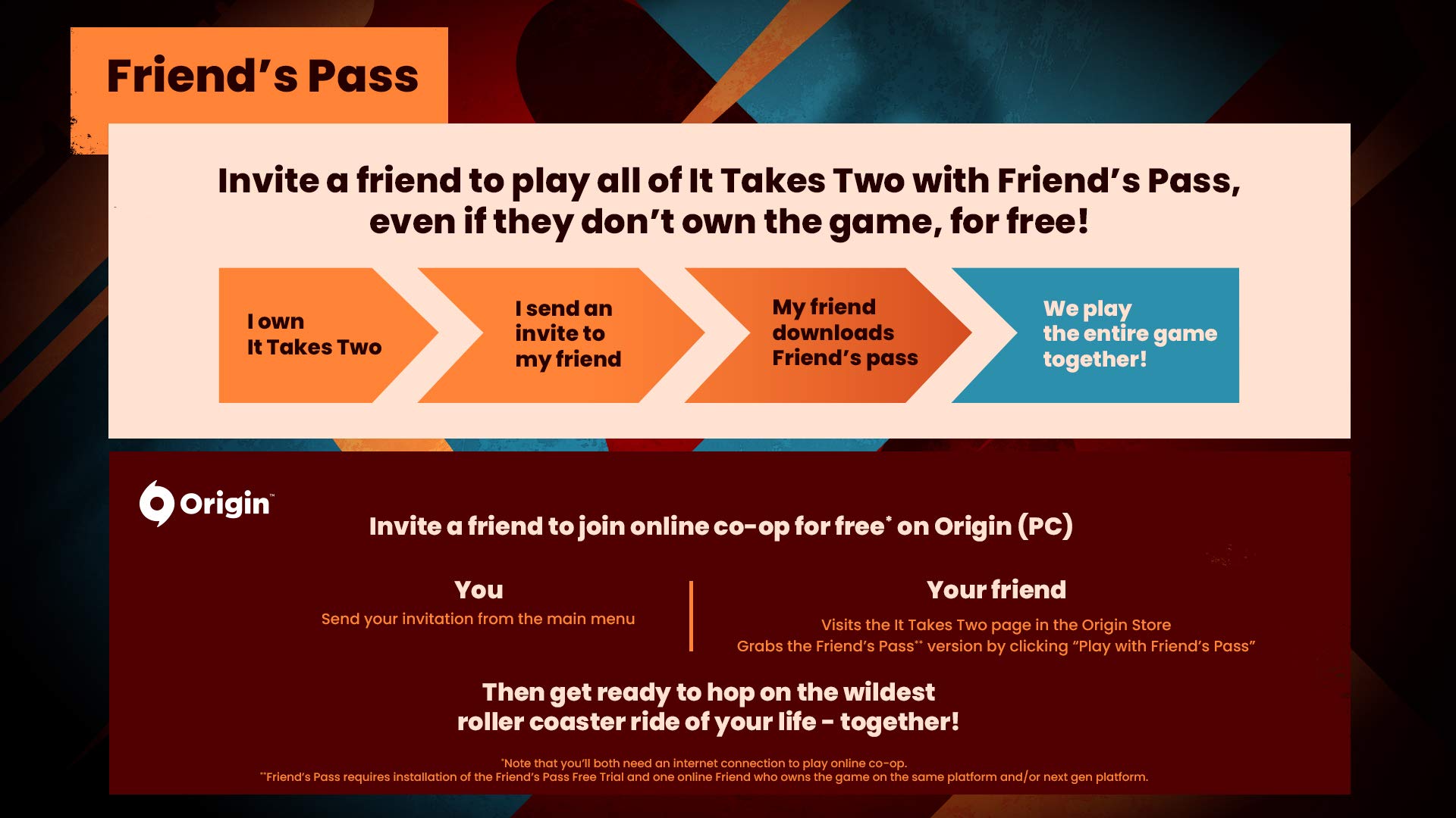 It Takes Two Standard Edition - PC Origin Online Game Code | Co-op Adventure Game for Couples & Friends