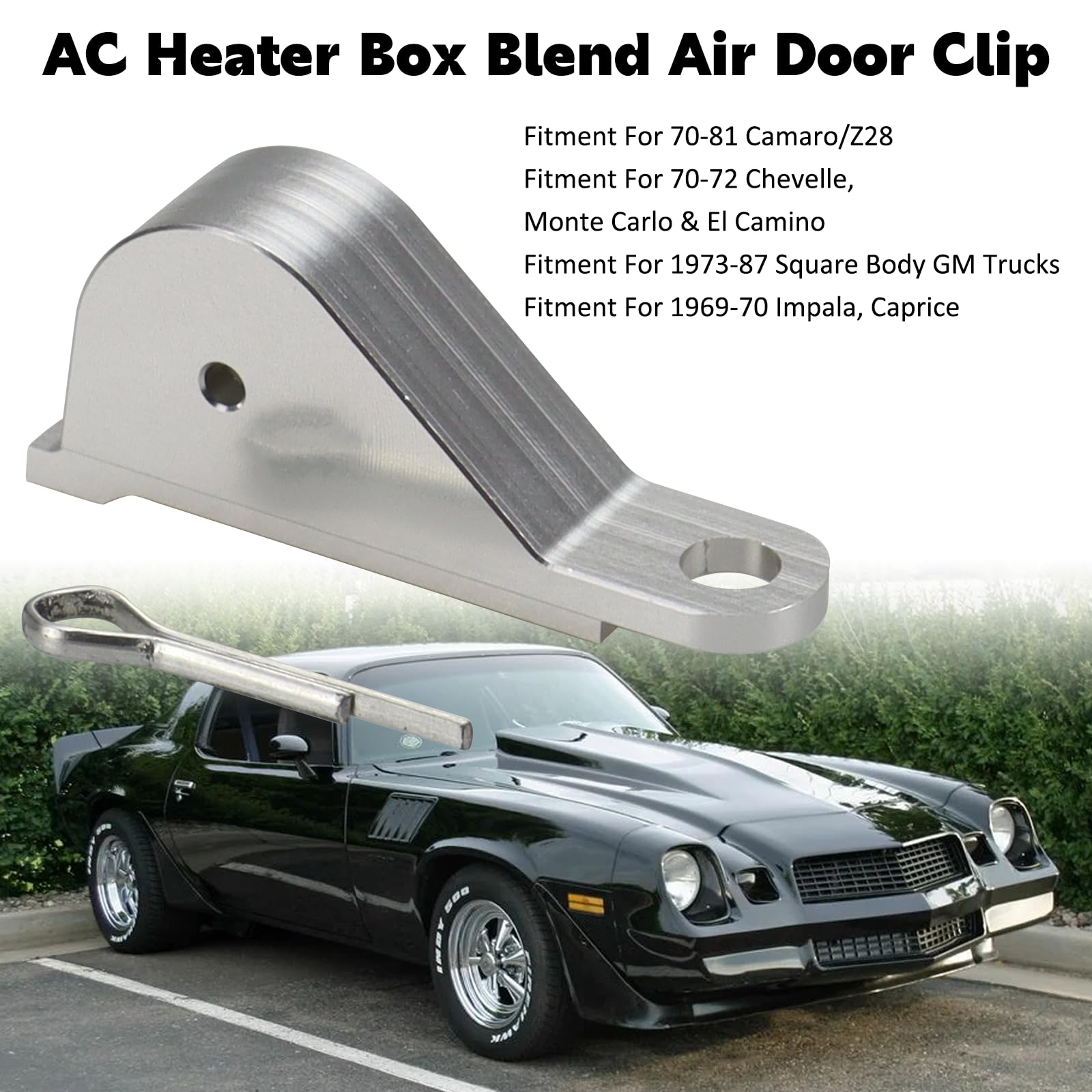 GM Chevrolet Chevelle Camaro AC Heater Box Blend Air Door Clip Replacement - Perfect for AC Air Conditioning Repair & Restoration Projects