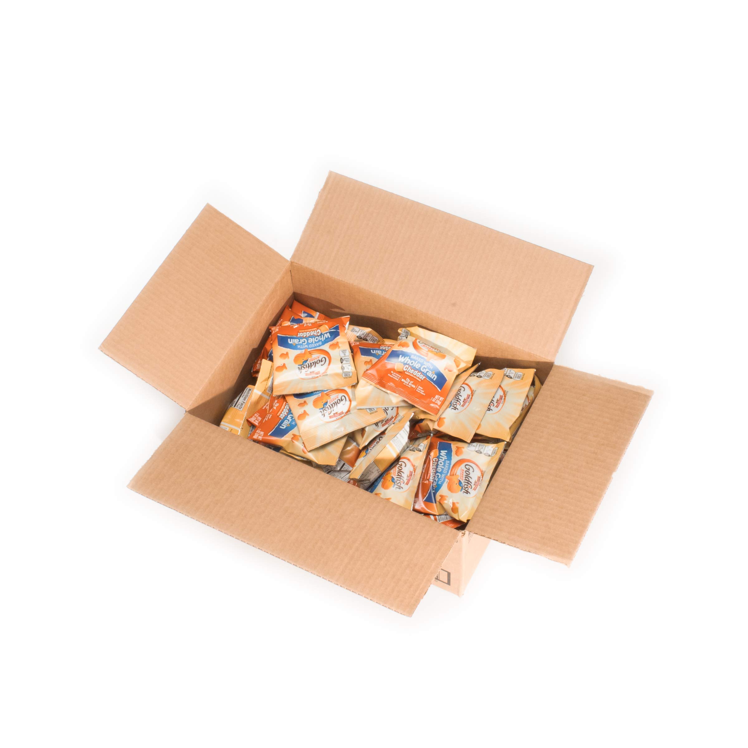 Pepperidge Farm Goldfish Whole Grain Cheddar Snack Crackers - 0.75oz (Pack of 300) | Healthy Kids Snacks for School Lunch, Party Favors & On-the-Go Munching