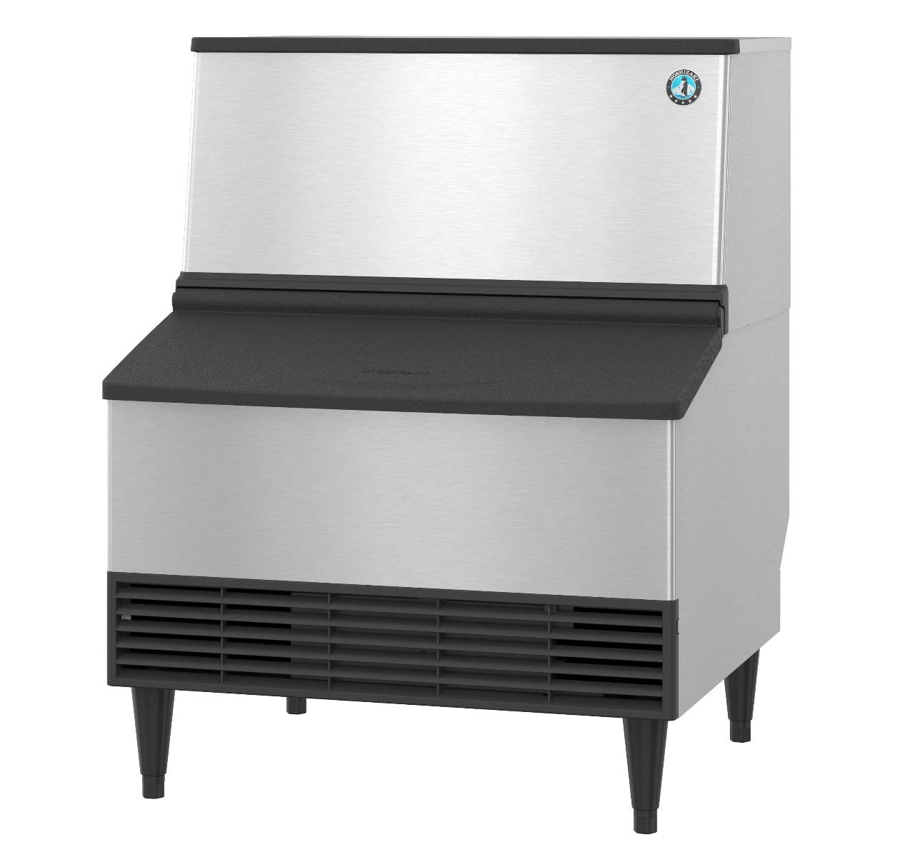 Hoshizaki KM-301BWJ Commercial Crescent Cuber Ice Maker - Water-Cooled with Built-in Storage Bin - Perfect for Restaurants, Bars, and Hotels