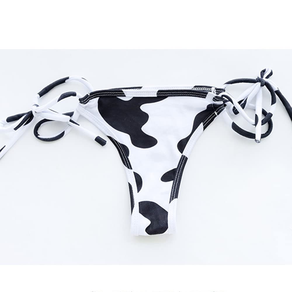 Sexy Japanese Maid Cosplay Costume for Women - Cute Cow Stockings & Pajama Set - Perfect for Halloween, Cosplay Parties, and Anime Conventions