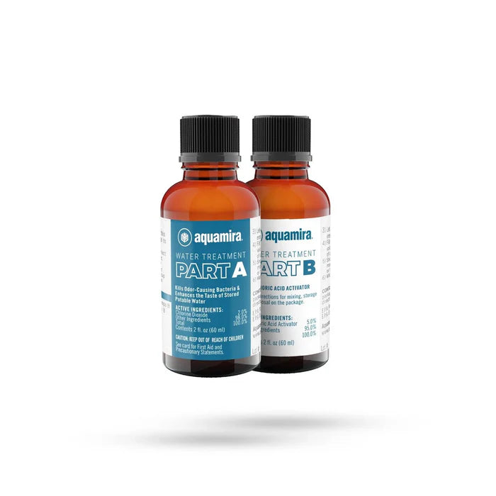 Aquamira Water Treatment Drops - Portable Water Purifier for Camping, Hiking & Emergency Preparedness (Treats Up to 60 Gallons)
