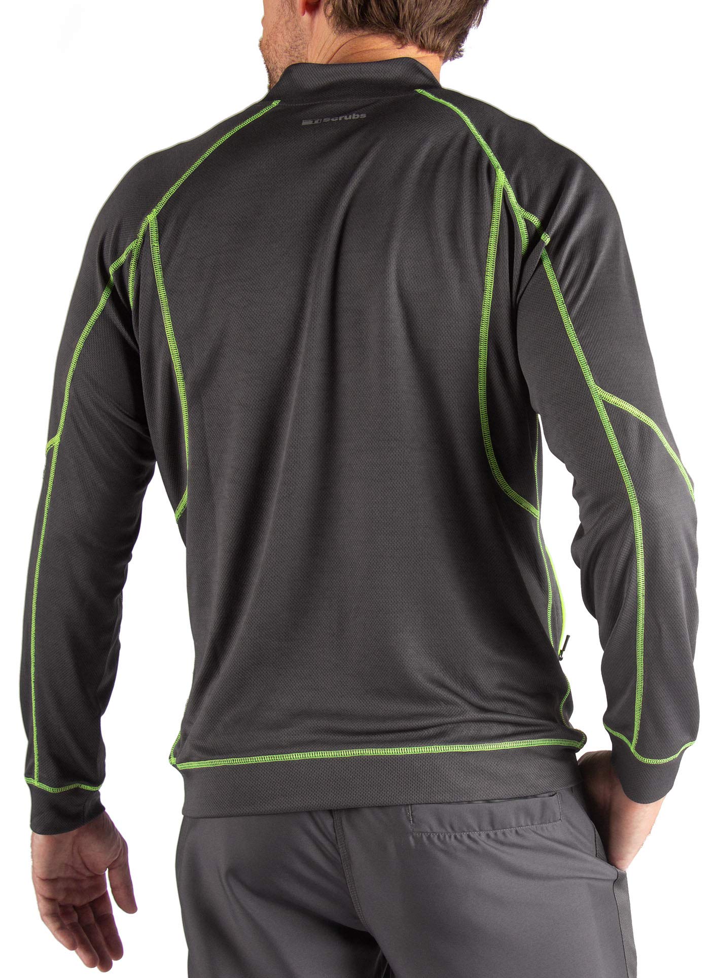 Men's Scrub Jacket - Comfortable Medical Uniform Top for Doctors & Nurses - Perfect for Hospital Shifts, Clinical Work & Healthcare Professionals