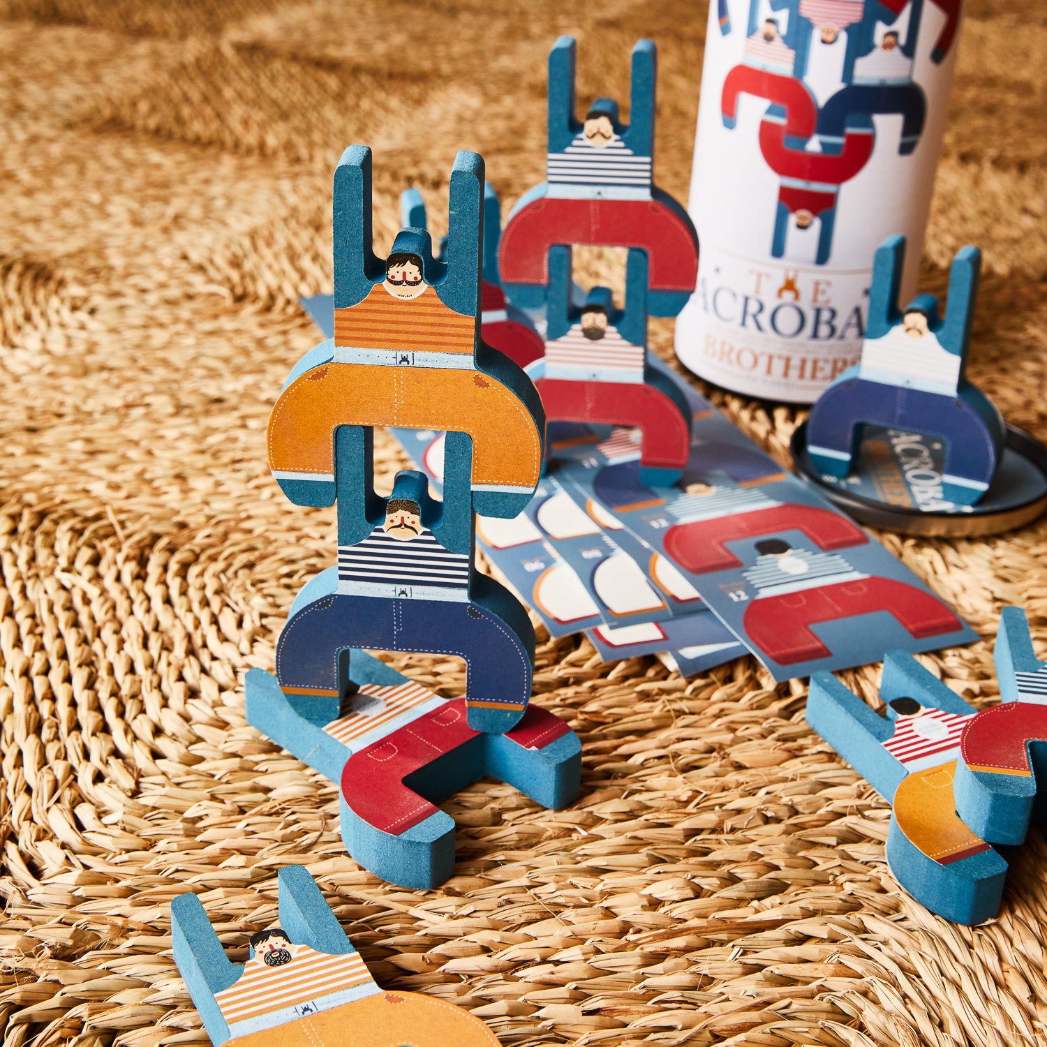 The Acrobat Brothers - Fun Wooden Balancing Stacking Game for Kids & Family - Perfect for Indoor Play, Birthday Gifts & STEM Learning Toys