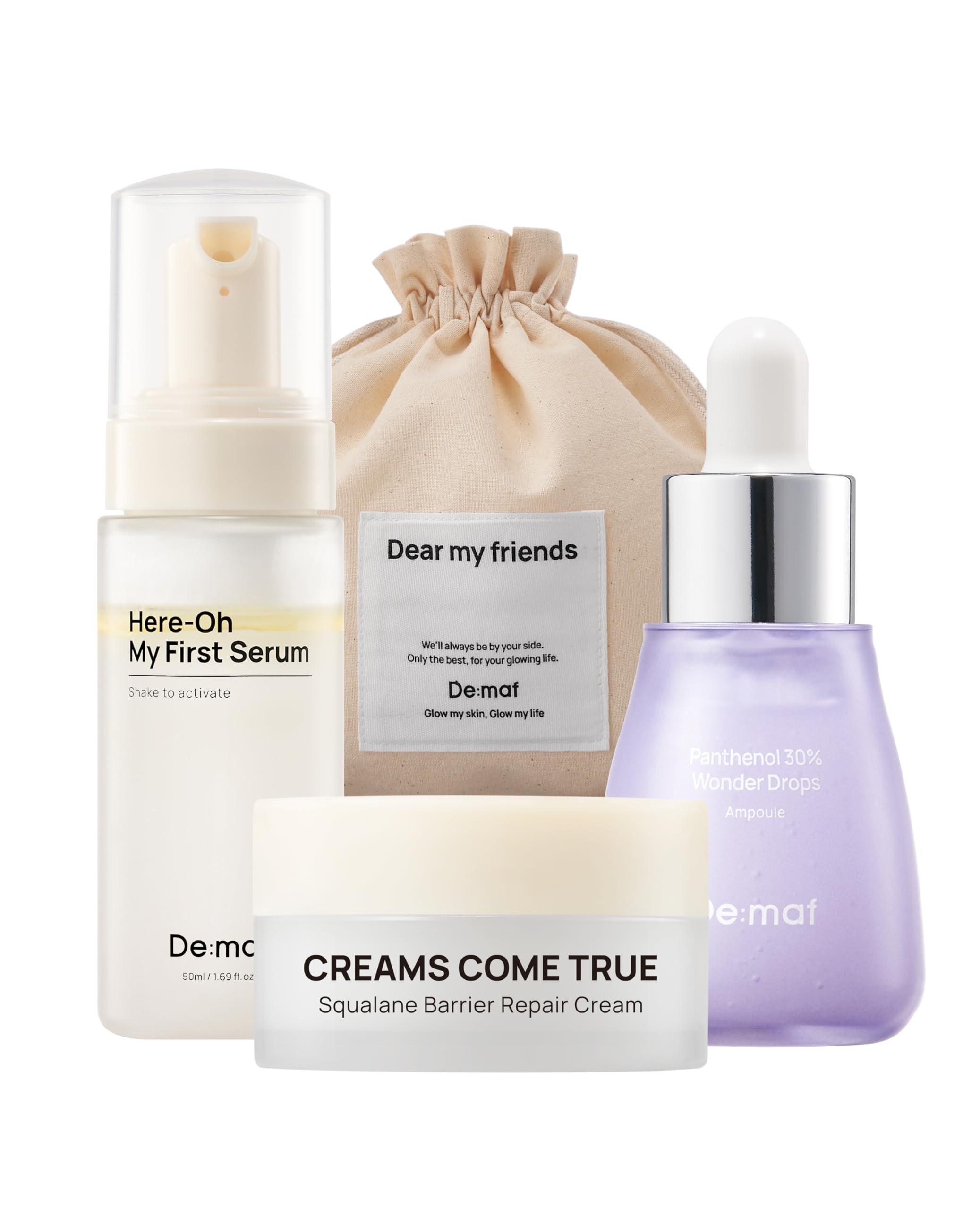 Best Welcome Kit Skincare Set - 3 Essential Skincare Products with Travel Pouch for Daily Face Care & On-the-Go Beauty Routine