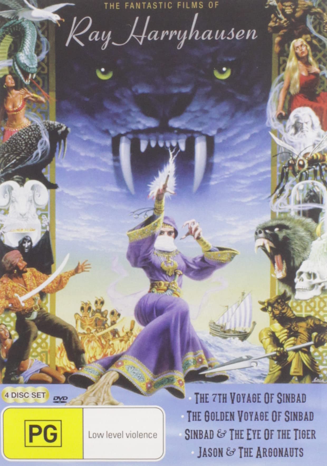 Ray Harryhausen's Best Fantasy Films Collection | Classic Stop-Motion Animation Movies for Sci-Fi & Adventure Fans | Perfect for Movie Nights & Film Studies