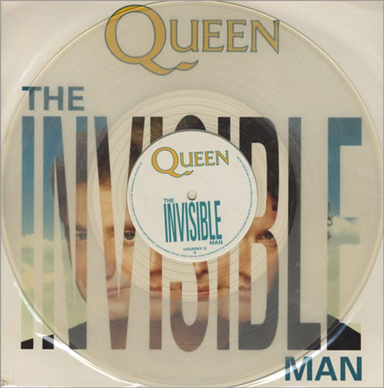 The Invisible Man - Clear Vinyl Record | Classic Horror Movie Soundtrack | Perfect for Halloween Parties & Vintage Music Collectors