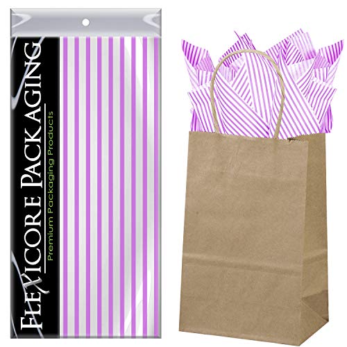 Lilac Purple Pin Stripe