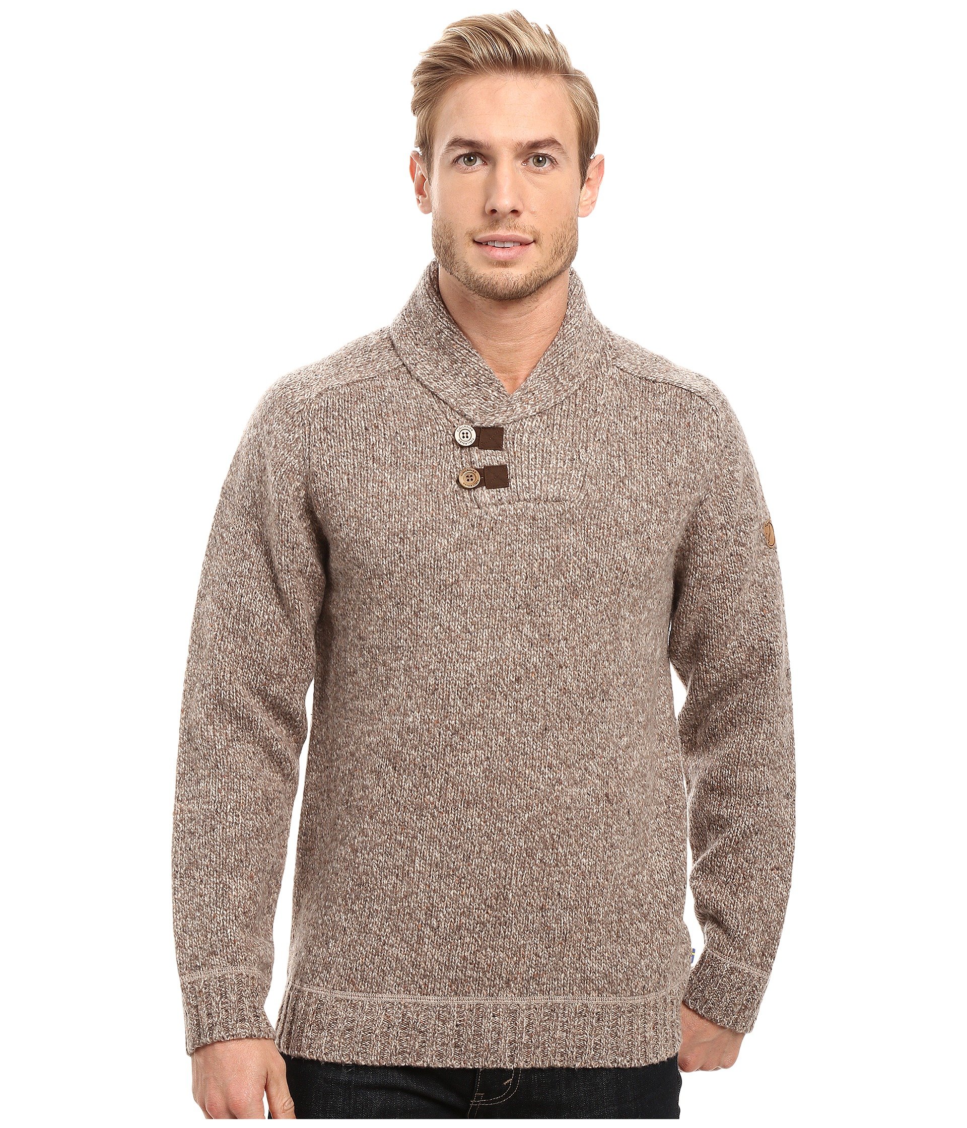 Fjallraven Men's Lada Sweater - Warm Wool Knit Pullover for Outdoor Adventures & Casual Wear - Perfect for Hiking, Camping & Everyday Style
