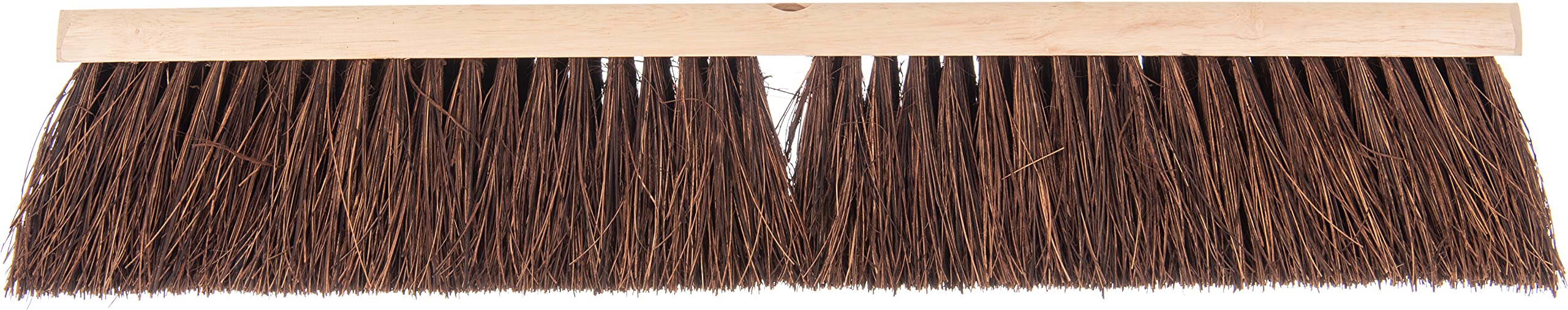 SPARTA Flo-Pac Palmyra Heavy Duty Floor Sweeper - 24 Inch Commercial Broom for Industrial Cleaning, Brown (Pack of 12) - Ideal for Warehouses, Factories, and Large Retail Spaces