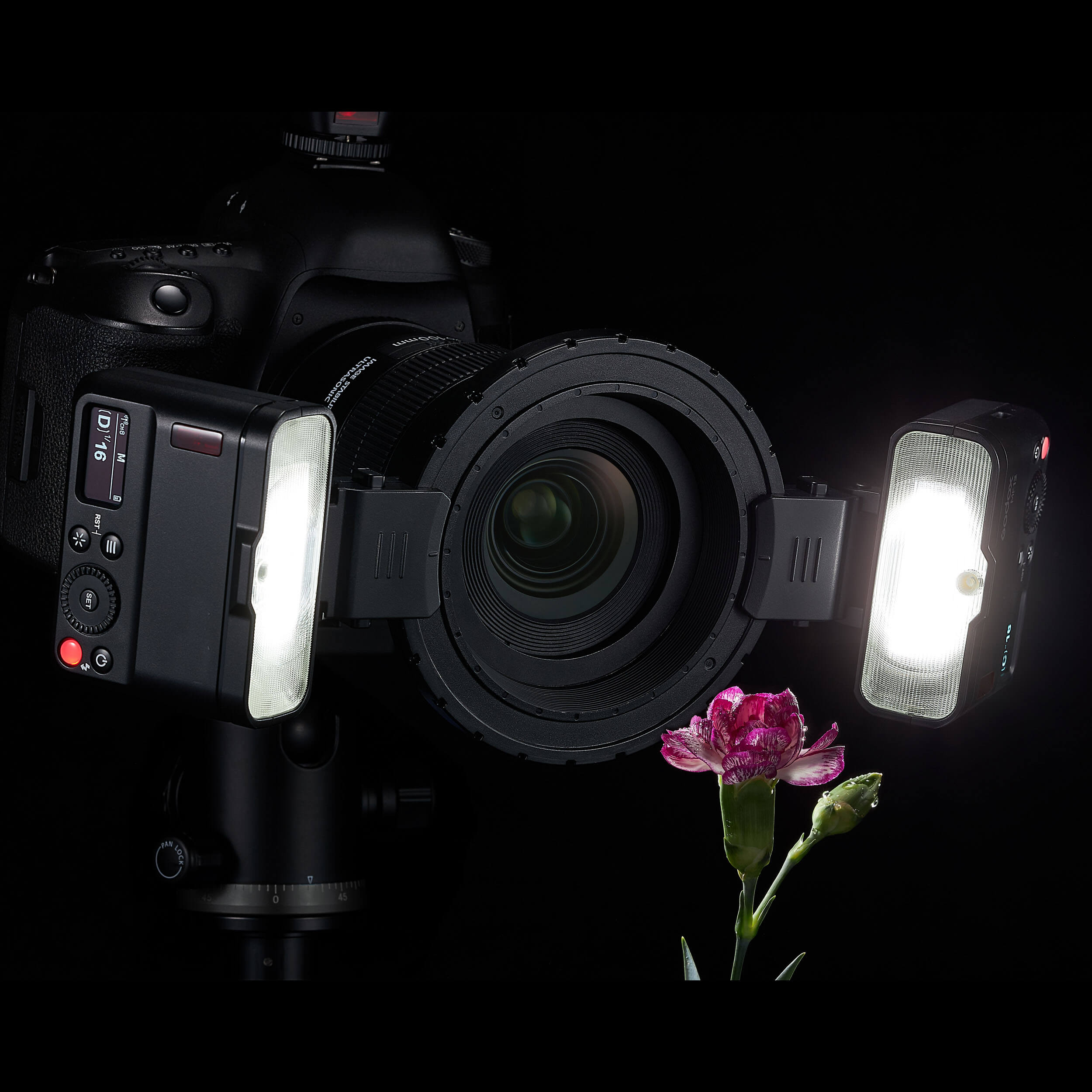 MF12 K2 Wireless Off-Camera Macro Flash Ring Twin Kit for DSLR Photography - Perfect for Close-Up Shots, Product Photography & Jewelry Shooting
