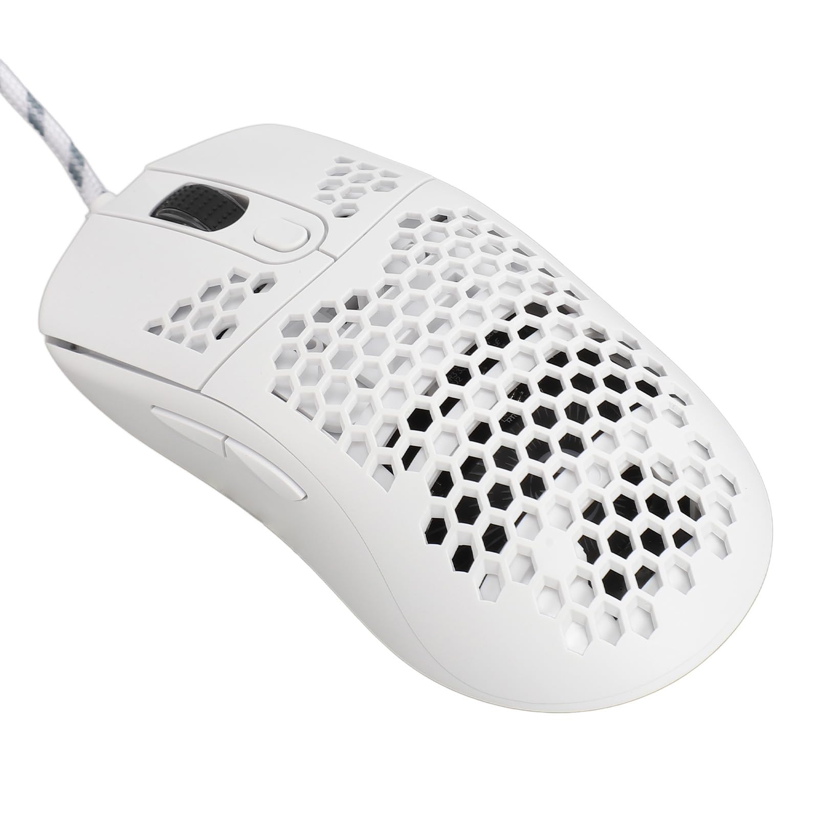 Zunate 8000 DPI Wired Gaming Mouse with RGB Backlight - 6 Programmable Buttons & Macro Editing for PC, Laptop - Perfect for FPS, MOBA Games & Office Work (White)