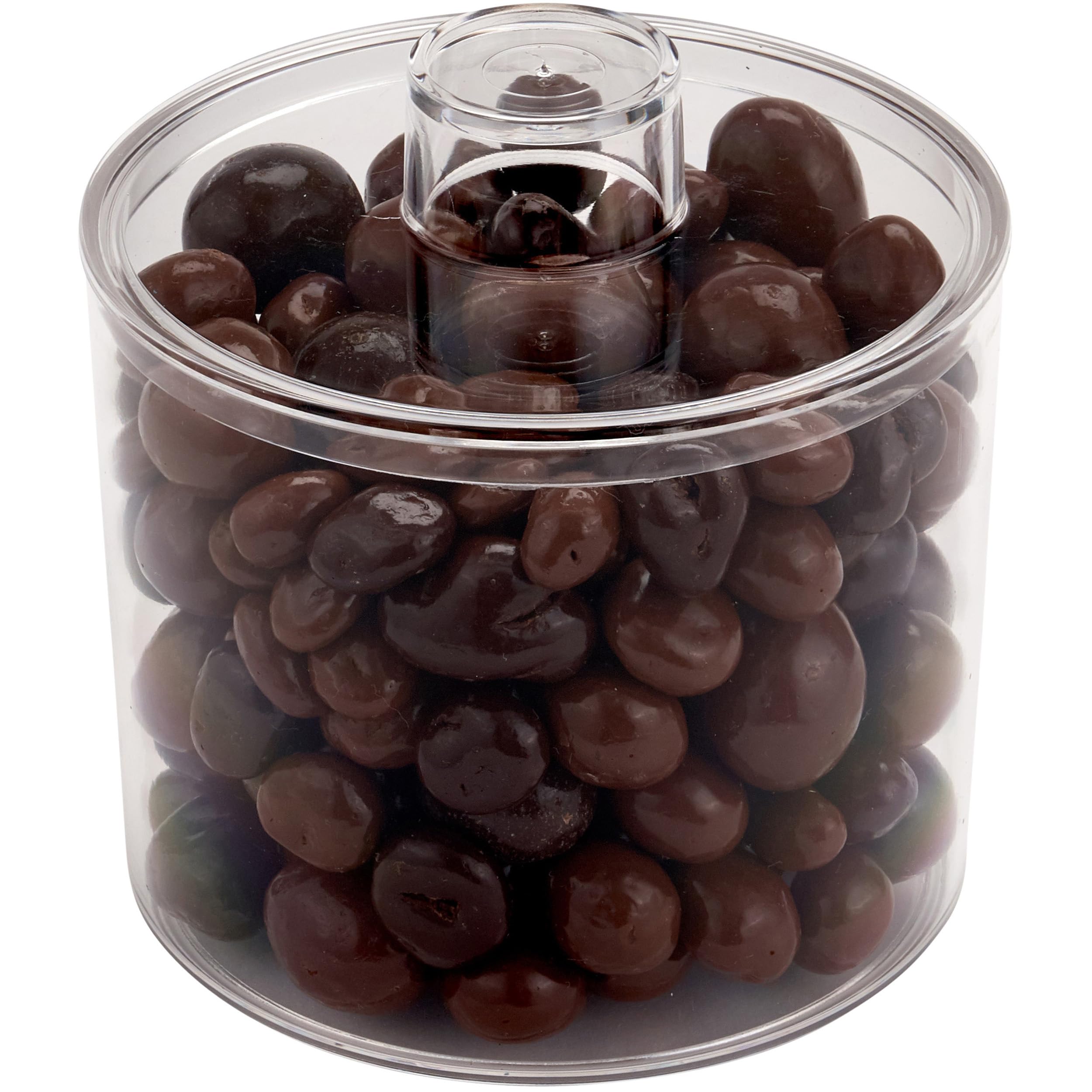 Pioneer Plastics 273C Clear Round Plastic Food Storage Containers with Lids - 4.06