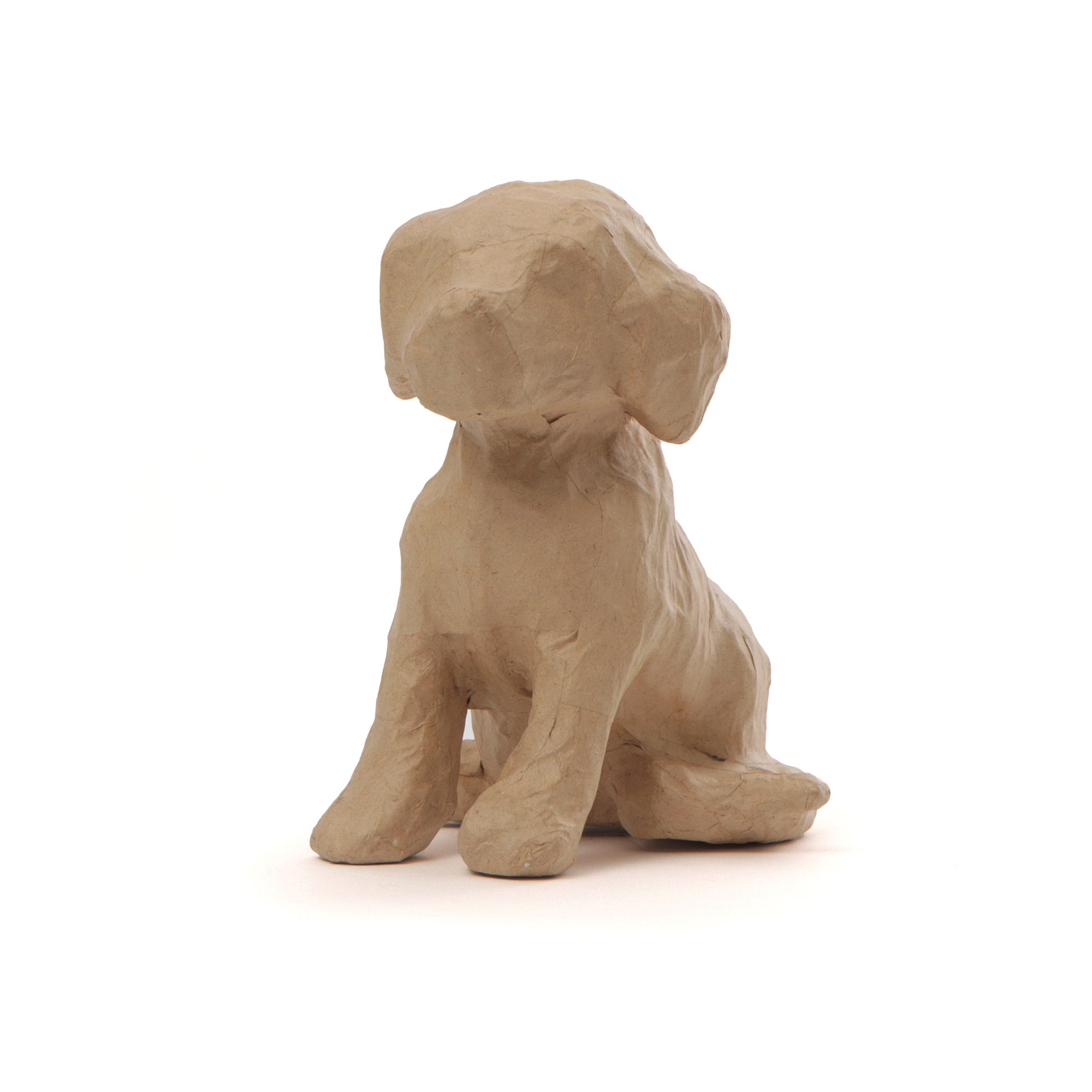 3D Papier Mâché Dog Shape - DIY Craft Sculpture for Kids & Adults - Perfect for Home Decor, School Projects, and Party Favors