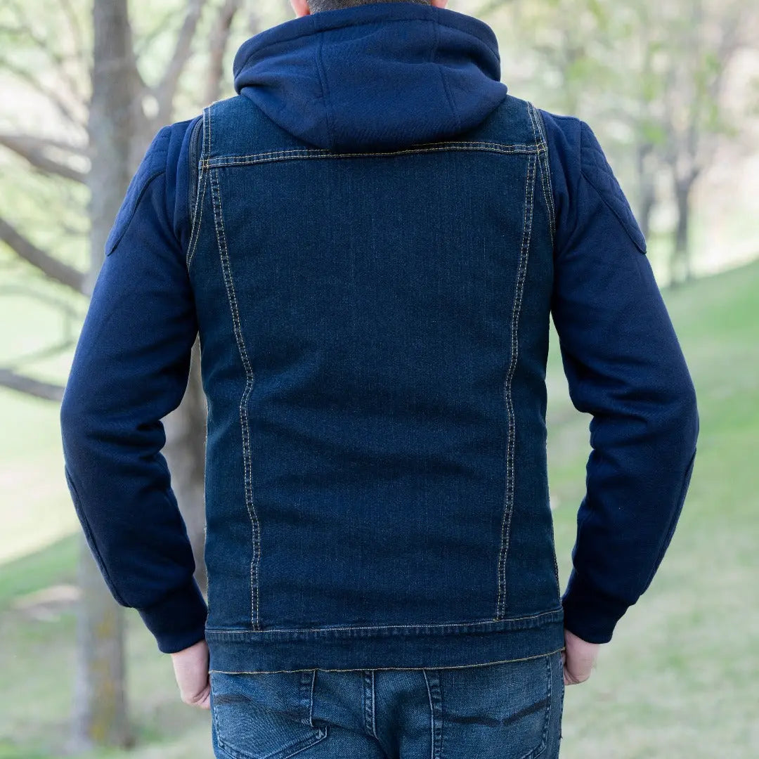 Stylish Denim Hooded Vest for Women & Men - Trendy Layering Piece for Casual Outfits, Streetwear, and Outdoor Adventures