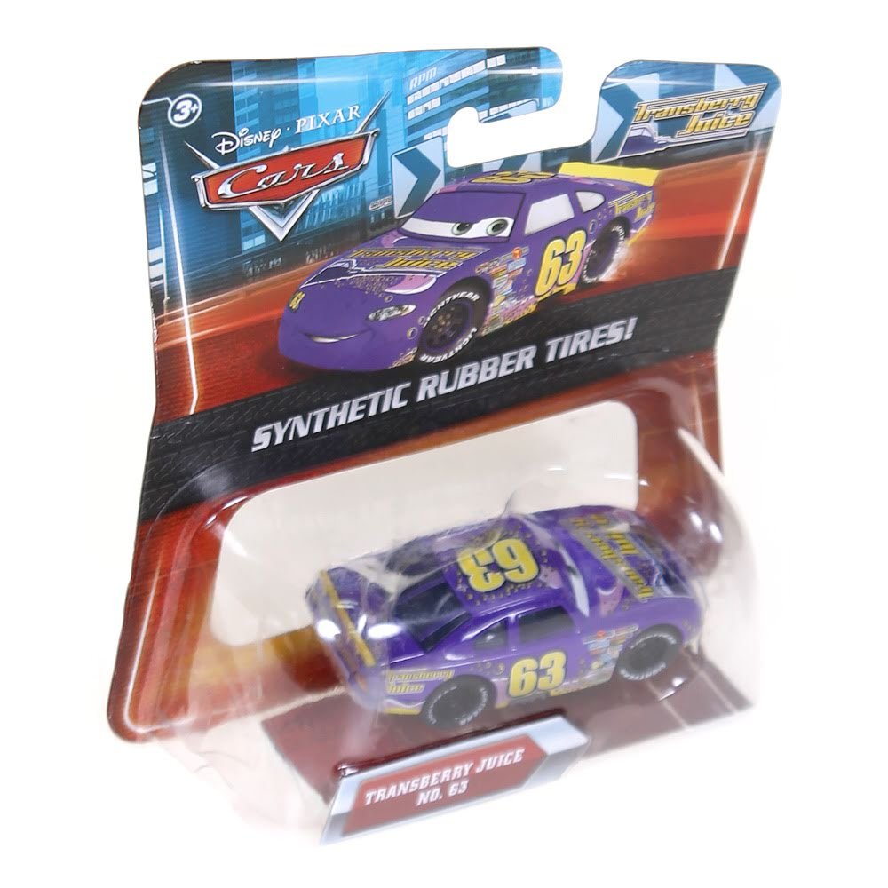 Disney Pixar CARS Movie Exclusive 155 Die Cast Toy Car with Synthetic Rubber Tires - Transberry Juice Edition - Perfect for Kids Collectors & Movie Fans Gift