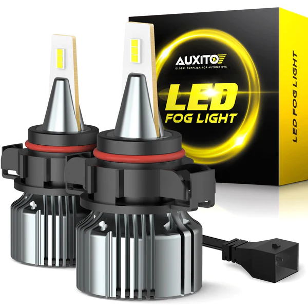 2010-2022 Jeep Wrangler Fog Light PSX24W LED Bulb 6500K White - High Brightness Replacement Bulbs for Off-Road & Night Driving