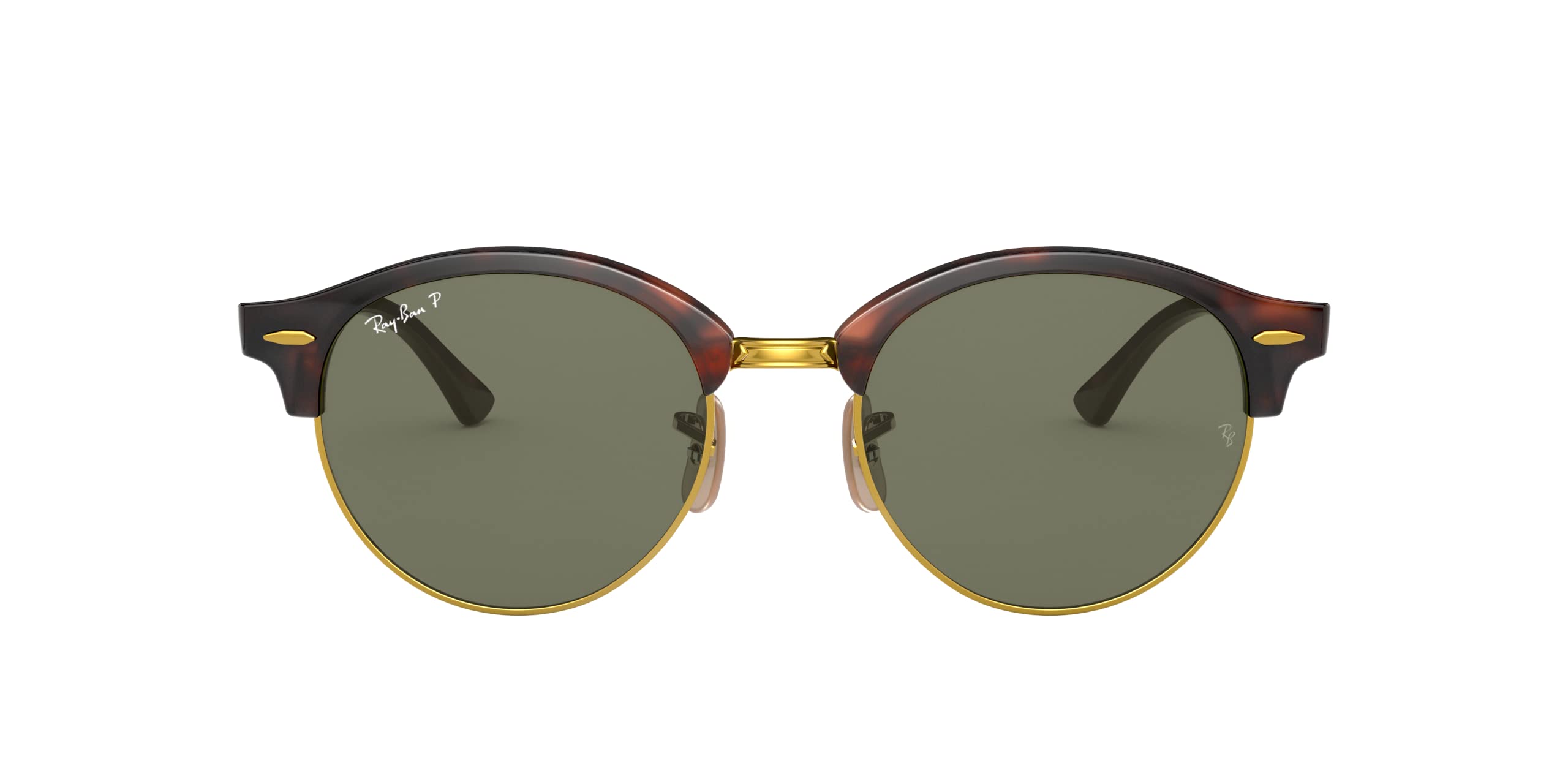 Ray-Ban RB4246 Clubround Round Sunglasses for Men & Women - Classic Polarized Aviator Style for Outdoor, Driving & Fashion
