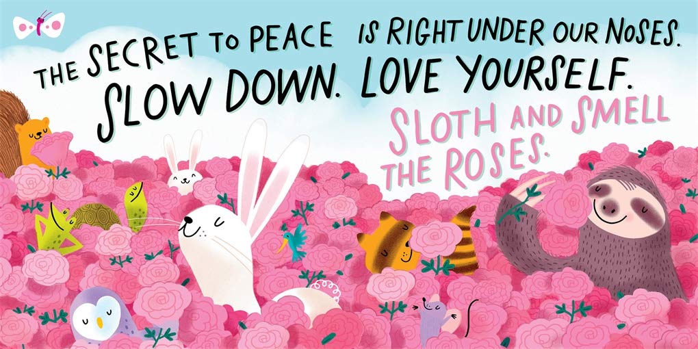Sloth and Smell the Roses - Hello!Lucky Board Book for Kids | Cute Animal Storytime Reading | Perfect for Bedtime, Preschool Learning & Gift Giving