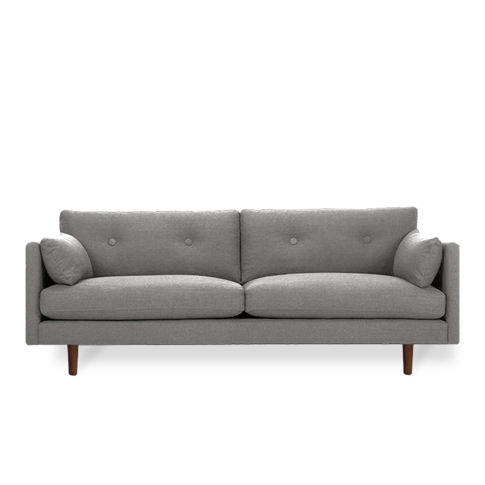 Londale 3-Seater Sofa - Modern Fabric Couch for Living Room, Comfortable Sectional Sofa Bed for Small Spaces - Perfect for Apartments, Dorms & Home Theater Seating