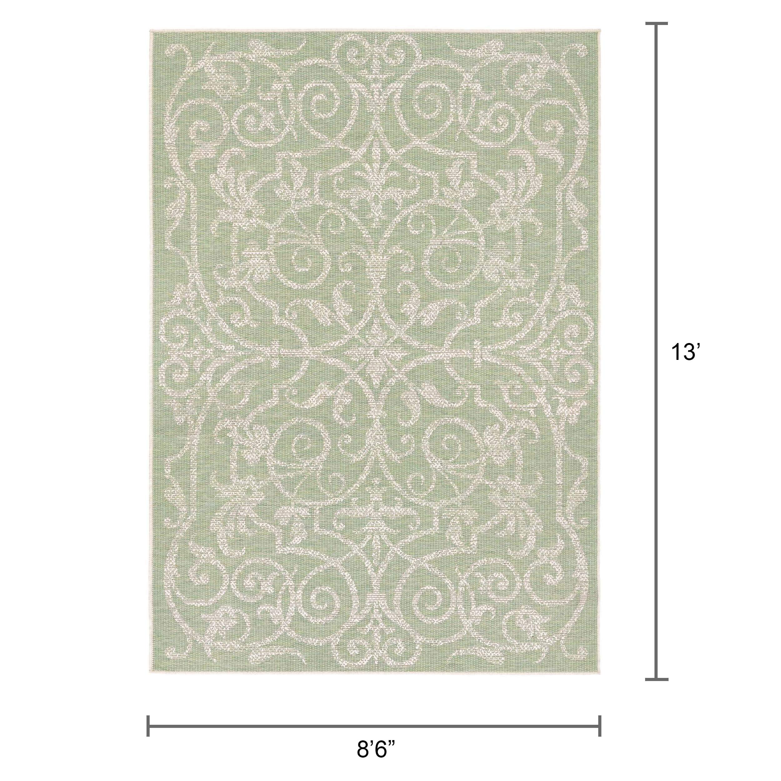 Couristan Monaco Outdoor Area Rug - Summer Quay 8'6