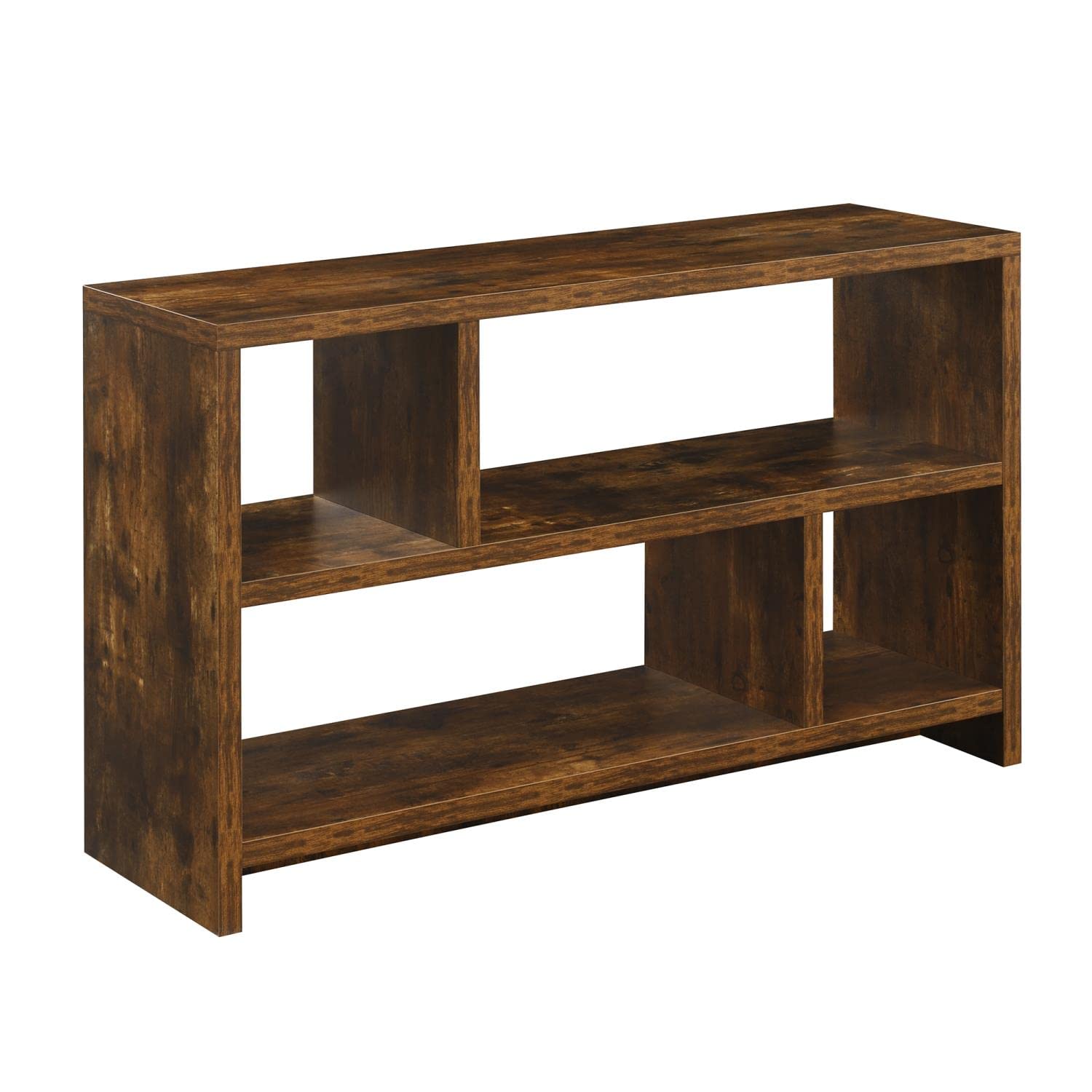 Convenience Concepts Northfield TV Stand with Shelves - Rustic Barnwood Finish for Living Room & Entertainment Center - Perfect for Flat Screen TVs & Media Storage