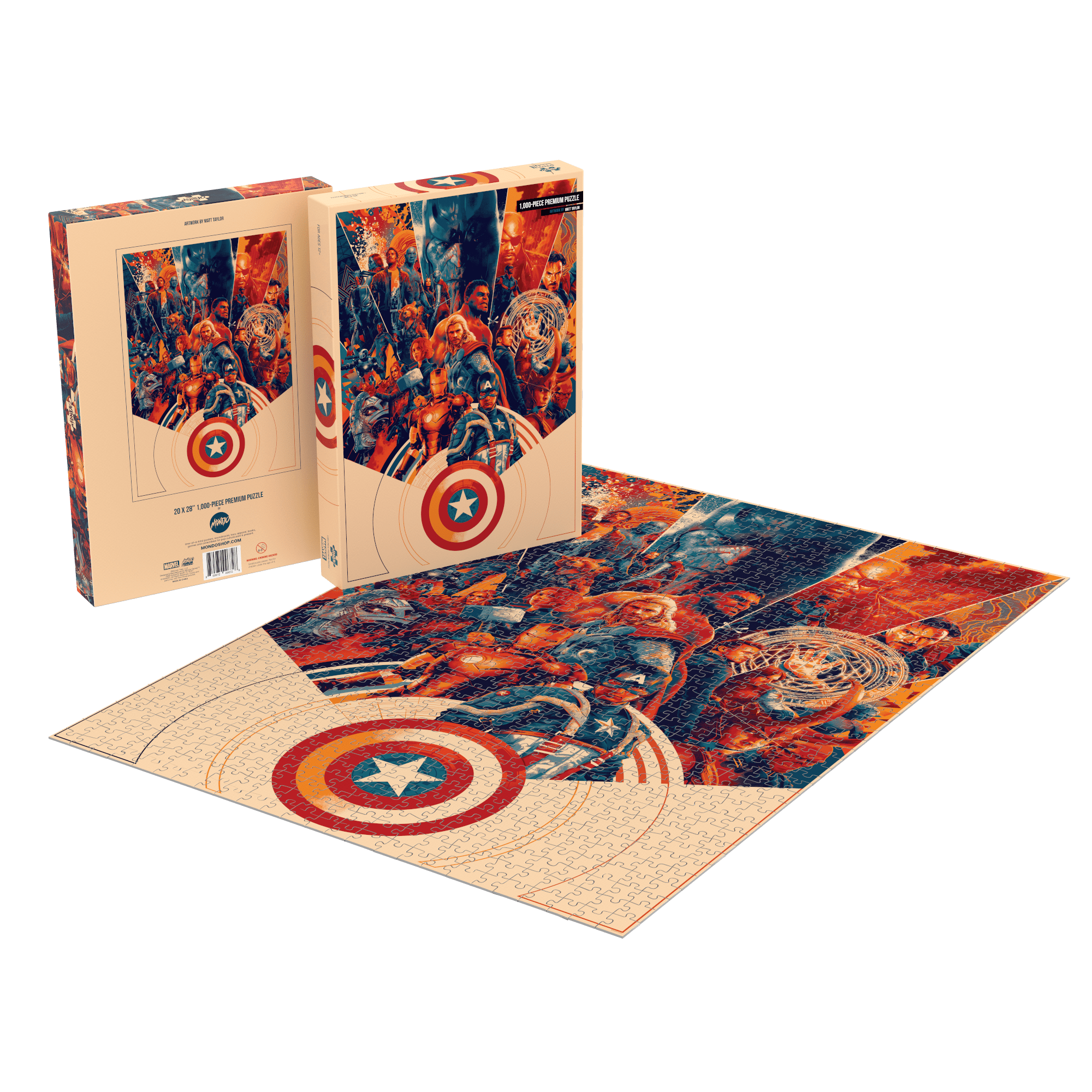 Marvel Cinematic Universe 1000 Piece Jigsaw Puzzle - The First 10 Years Collector's Edition | Perfect for Marvel Fans, Family Game Night & Home Decor