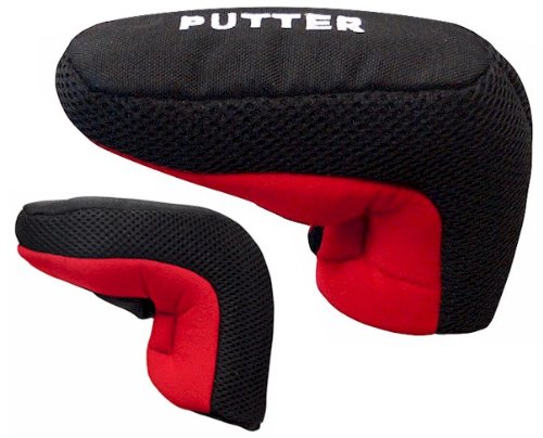 Premium Golf Putter Headcover (Red) - Fits Anser & Blade Putters - Waterproof Protection for Golf Club Heads - Perfect for Golf Course & Practice Sessions