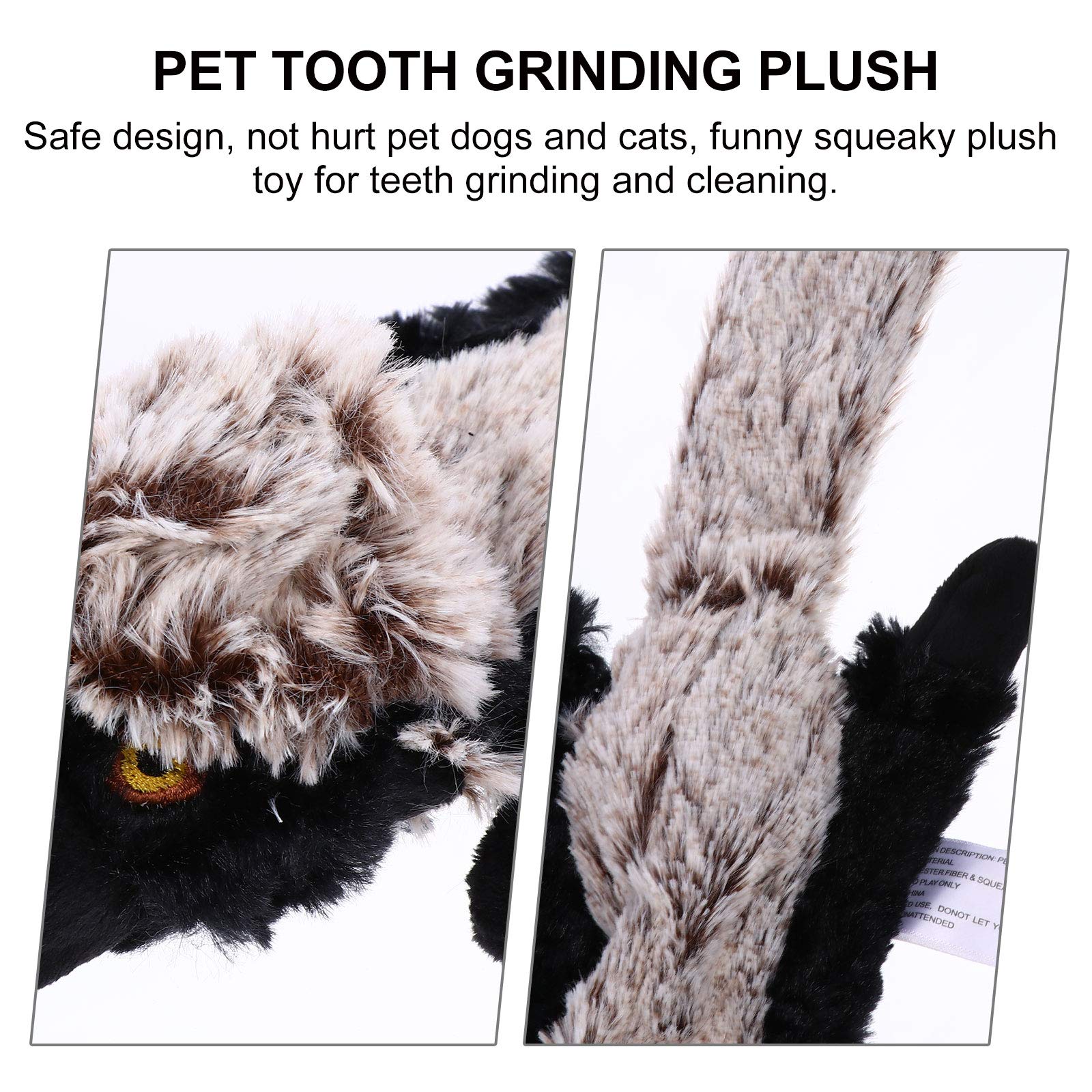 Baluue 2Pcs Interactive Squeaky Dog Toys - Plush Stuffed Sloth Pet Toys for Puppies, Chew Resistant & Bite Proof - Perfect for Indoor Play, Training & Bonding with Your Dog