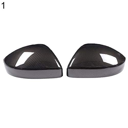 Carbon Fiber Rear View Mirror Covers for Land Rover Discovery Sport & Jaguar F-Pace - Durable Exterior Car Mirror Caps - Perfect for Off-Roading & Urban Driving