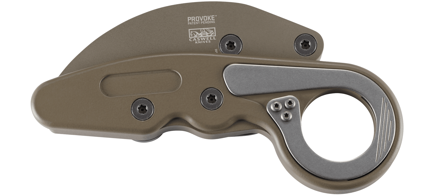 CRKT Provoke Earth CRKT4040E Folding Karambit Knife - Tactical Self Defense, EDC, Outdoor Survival & Camping Tool