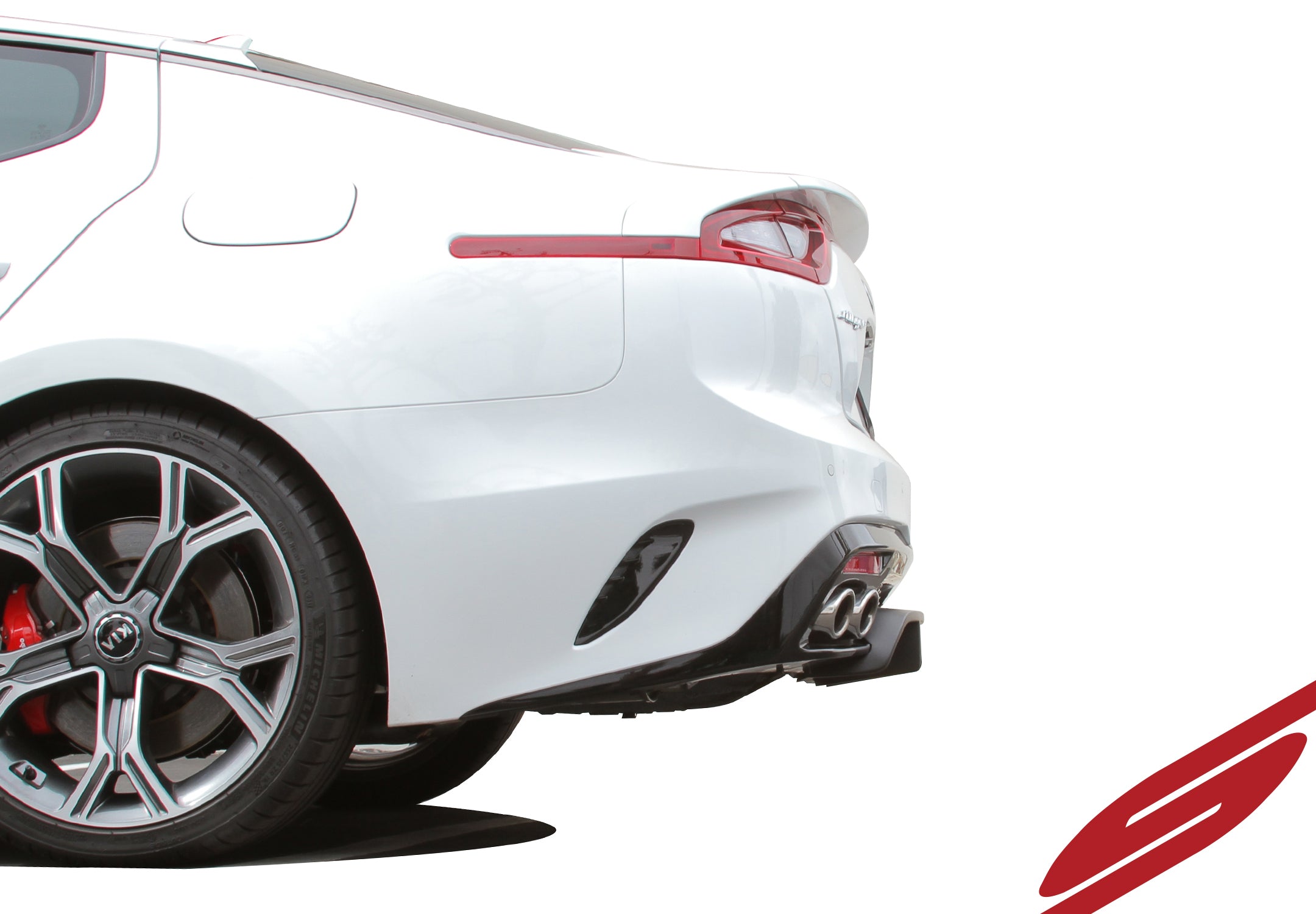 2018-2021 Kia Stinger GT AWD/RWD 3.3TT Rear Diffuser - Matte Black Performance Upgrade (KB26002MB) | Enhances Aerodynamics & Sporty Look for Street Racing & Car Shows