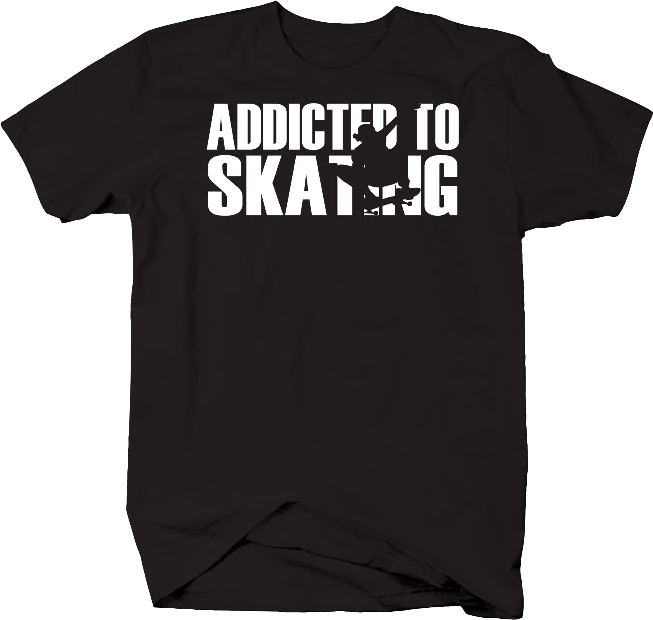Skateboard Tricks T-Shirt for Men - Black | Cool Skateboarding Graphic Tee for Streetwear & Casual Outfits