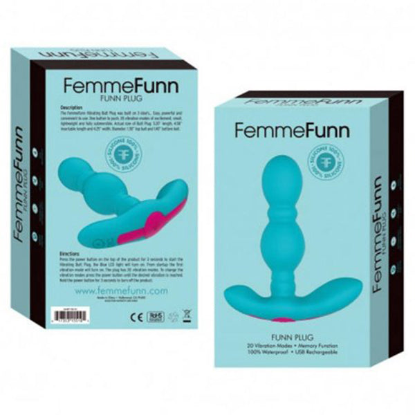 FemmeFunn Funn Plug - Premium Silicone Butt Plug for Women, Comfortable & Body-Safe Anal Toy - Perfect for Couples Play & Solo Pleasure