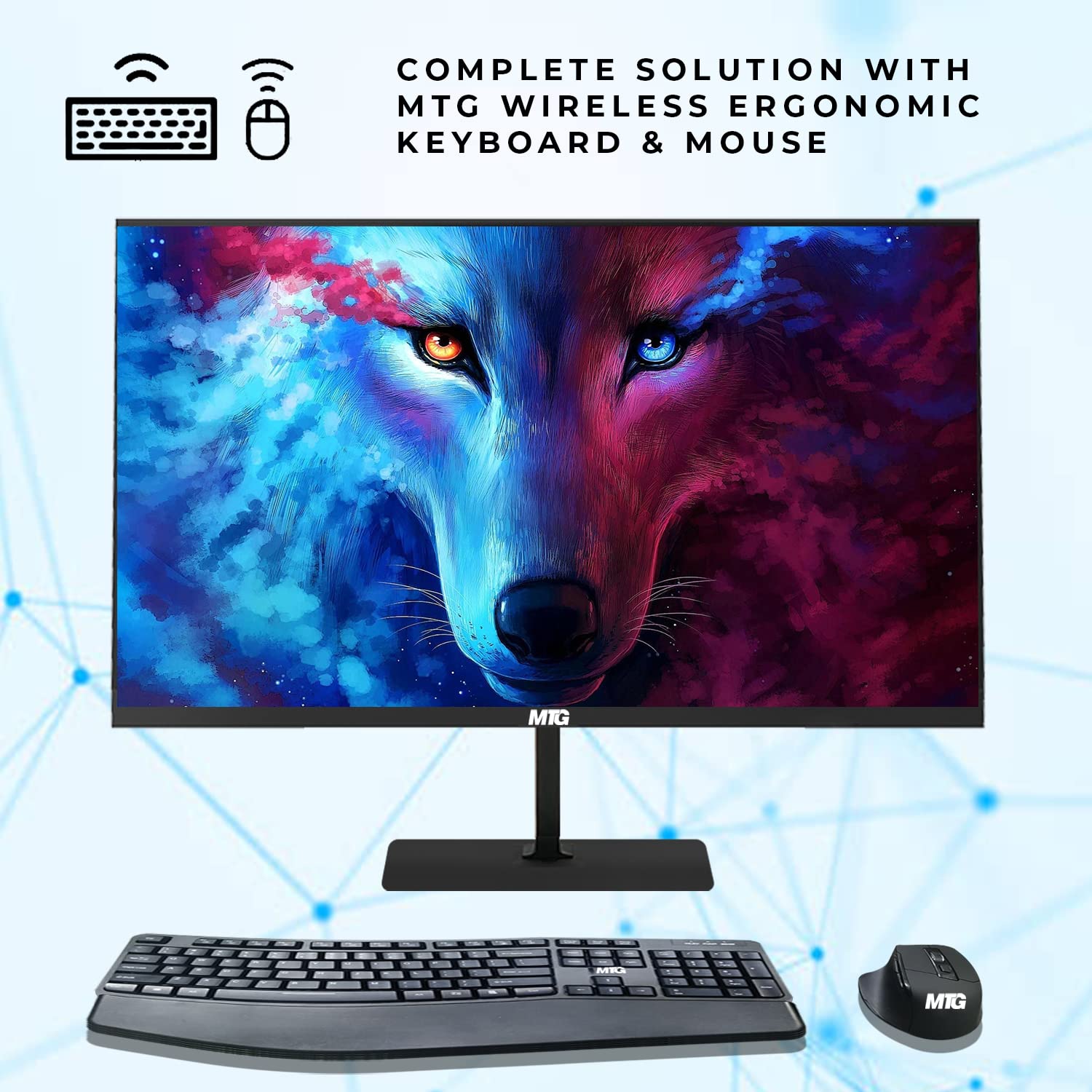 TechMagnet Cheetah 4 All-in-One Desktop Computer - Intel Core i3 4th Gen 2.9GHz, 8GB DDR3 RAM, 120GB SSD, 27