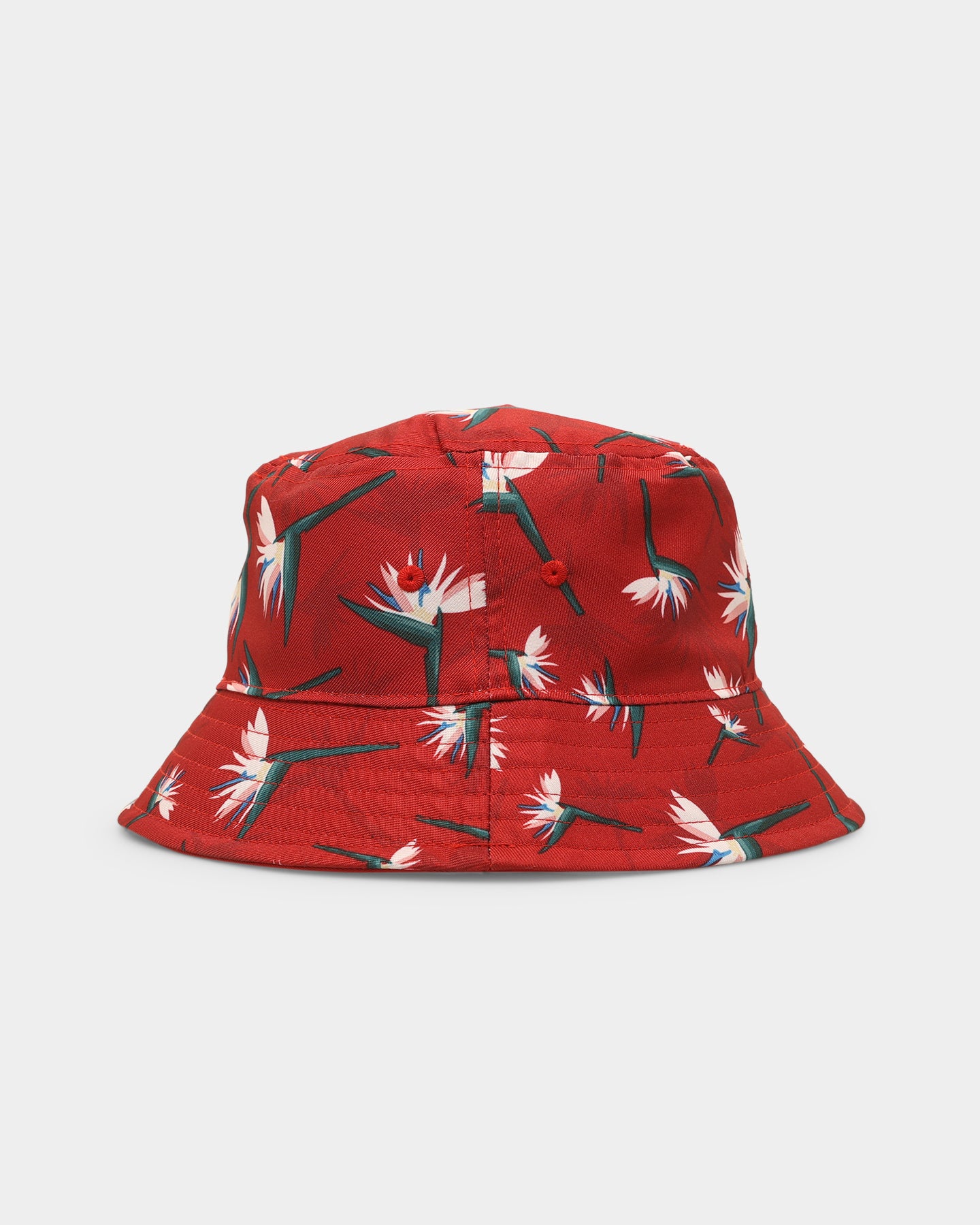 Adidas Bucket Hat for Men & Women - Red & Off-White Adjustable Sun Hat for Outdoor, Beach, Hiking & Casual Wear