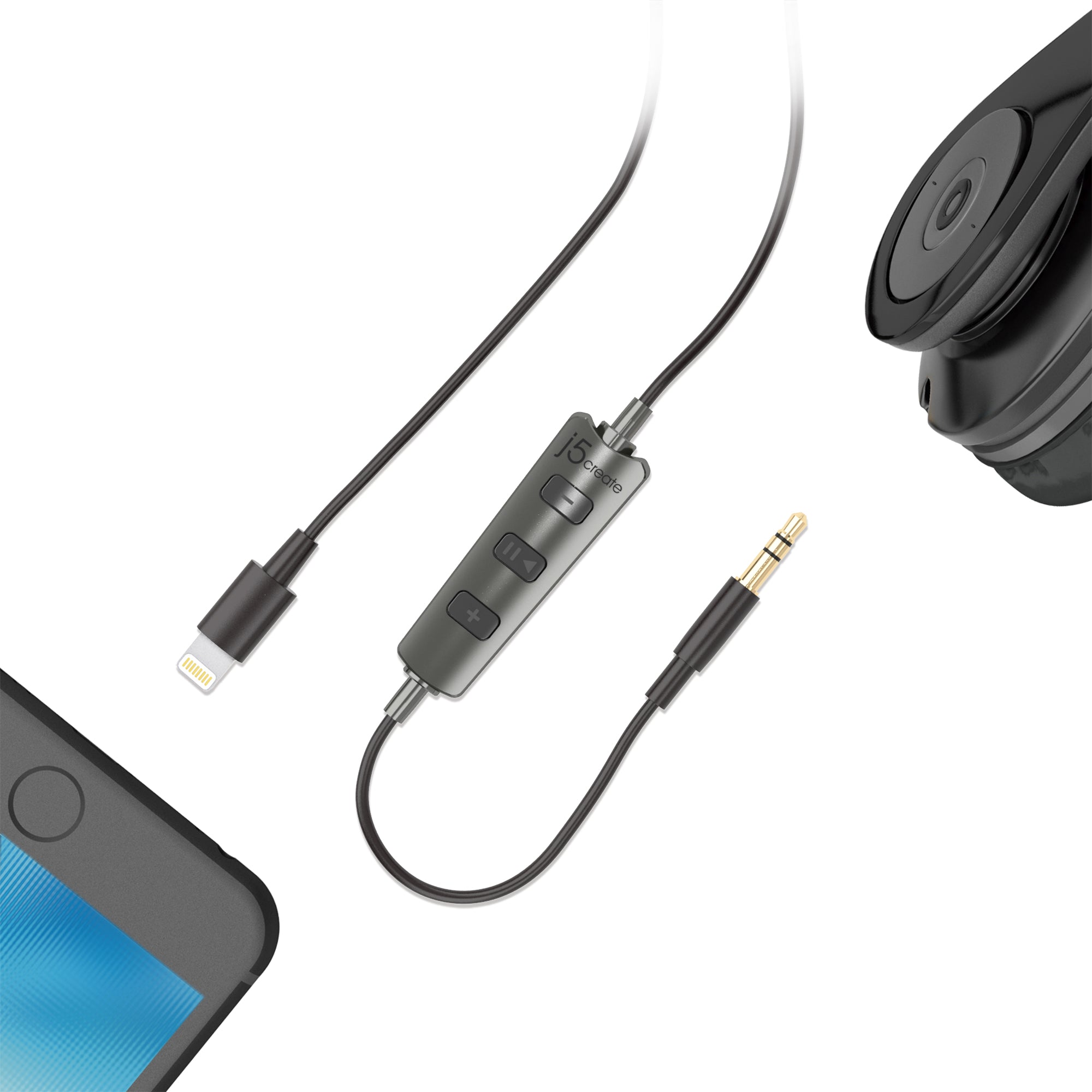 Premium Lightning Audio Cable - High-Quality 3.5mm to Lightning Connector for iPhone/iPad - Perfect for Music, Gaming & Car Audio Systems