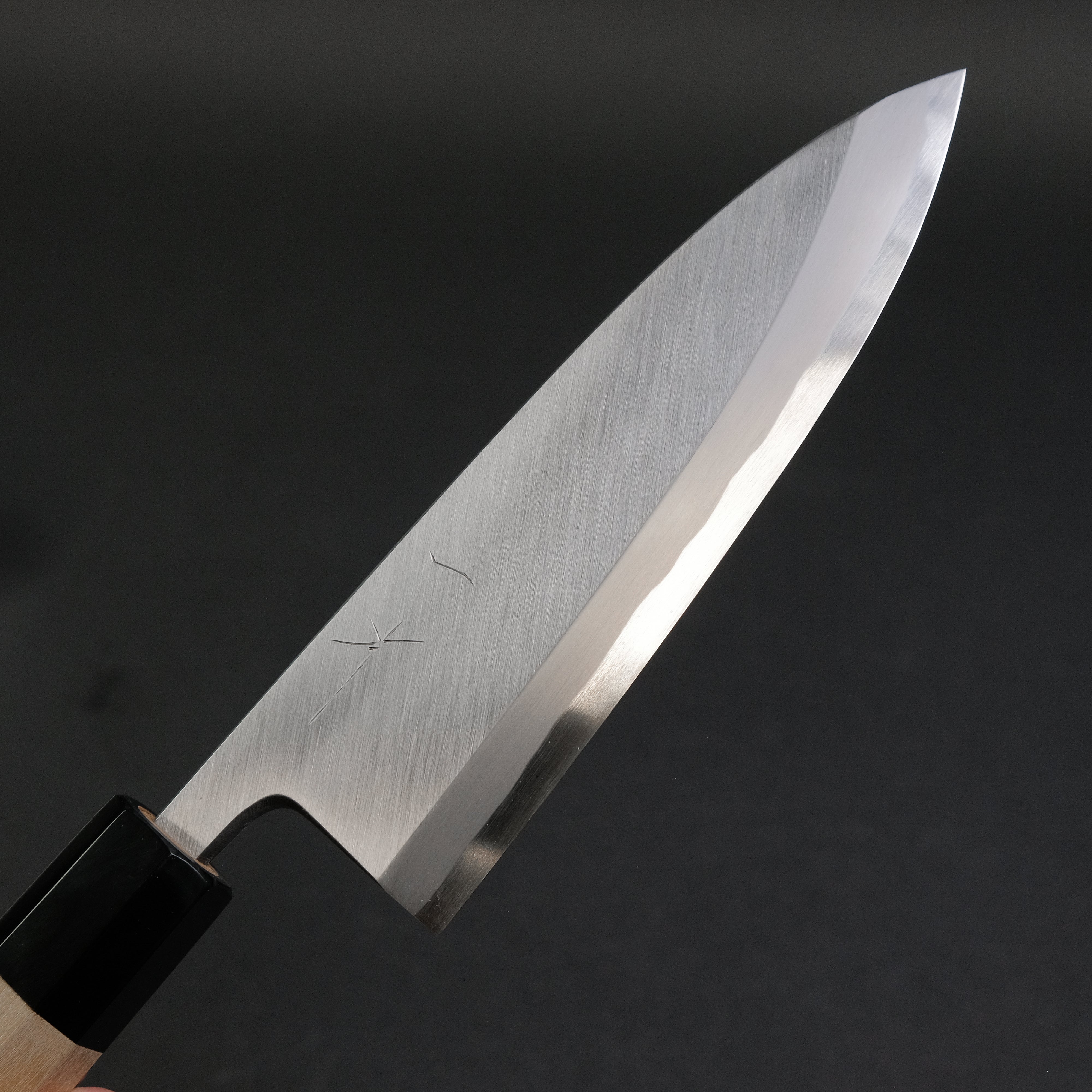 Hitohira Togashi White #2 Deba Knife 165mm - Japanese Chef Knife with Ho Wood Handle & Saya Scabbard - Perfect for Sushi, Fish Filleting & Japanese Cuisine