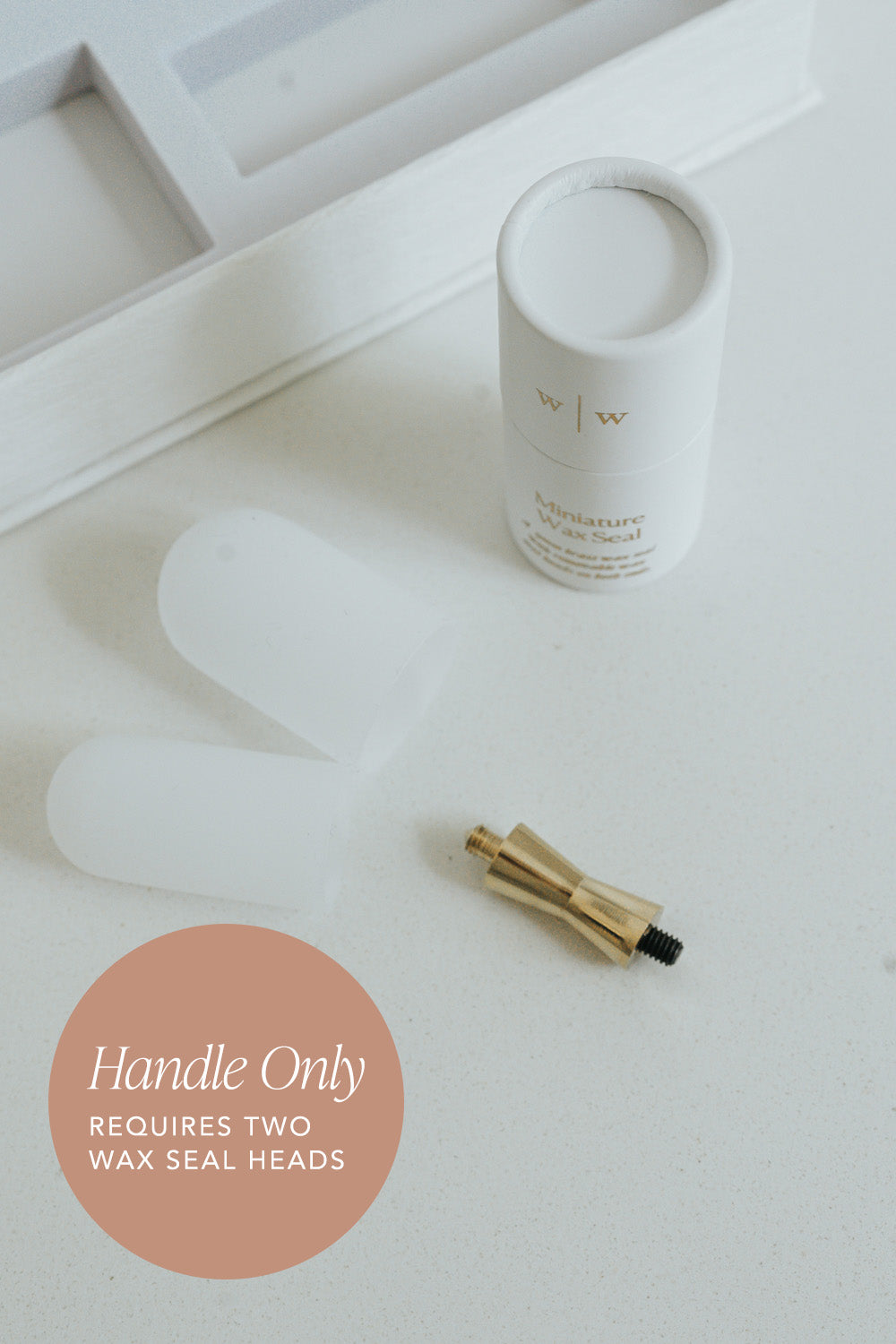 Mini Wax Seal Handle for 9mm Wax Seals - Perfect for Wedding Invitations, DIY Crafts, and Vintage Letter Sealing