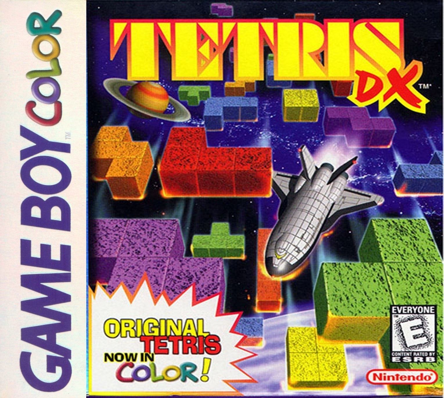 Vintage Tetris DX Game for Game Boy Color - Classic Puzzle Game for Kids & Adults - Perfect for Travel, Gifts & Retro Gaming Fun