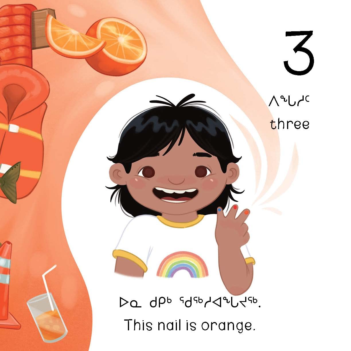 My Ten Painted Nails: Bilingual Inuktitut & English Children's Book (Arvaaq Junior) - Perfect for Early Language Learning & Cultural Exploration