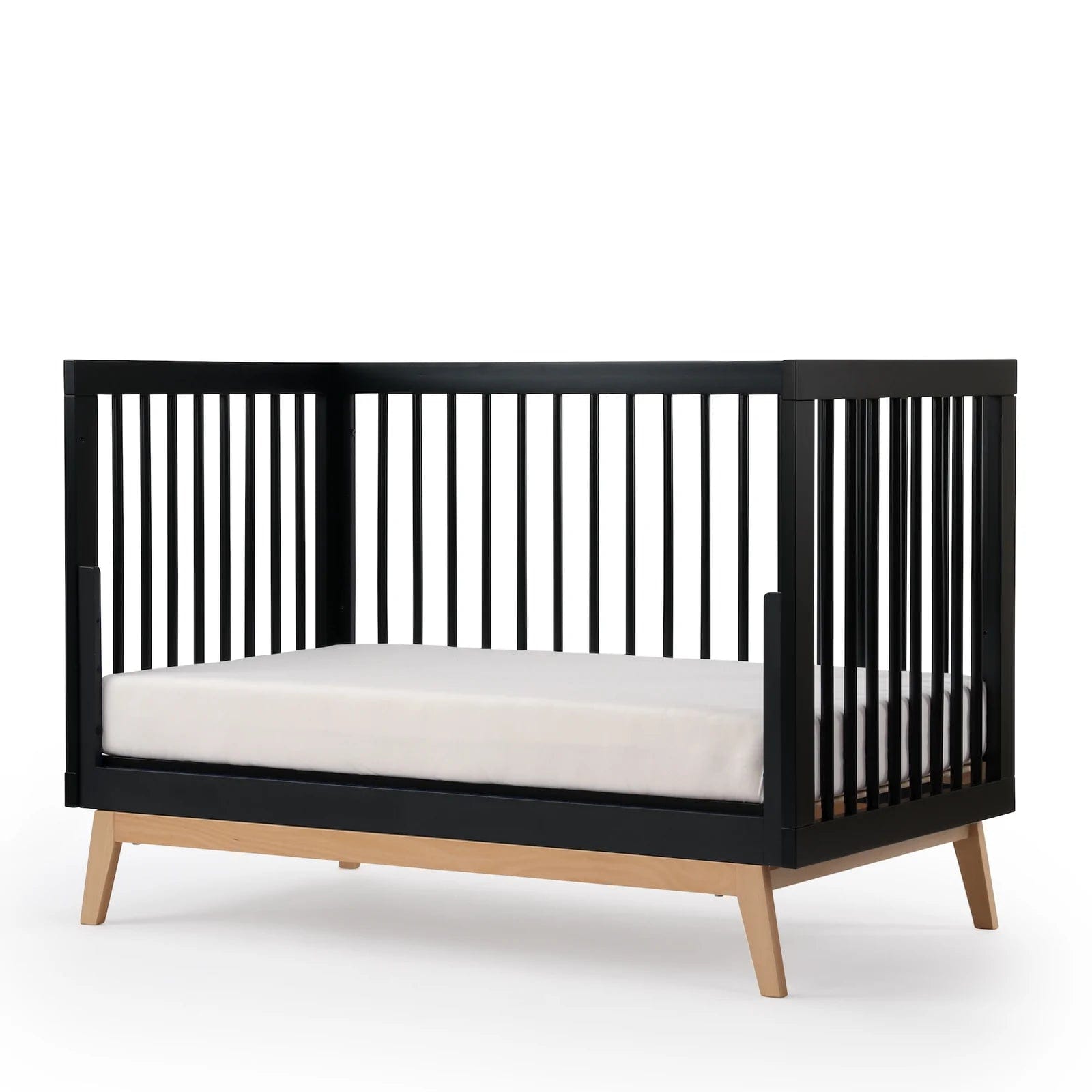 Soho 3-in-1 Convertible Baby Crib - Toddler Bed & Daybed - Nursery Furniture for Boys & Girls - Perfect for Small Spaces & Modern Nurseries