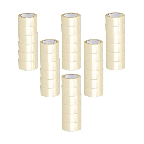 Premium Clear Packing Tape for Shipping - 2 Inch x 55 Yards, 2.0 Mil Thick, 6 Rolls (3600 Pack) - Strong Adhesive for Box Sealing, Moving & Storage