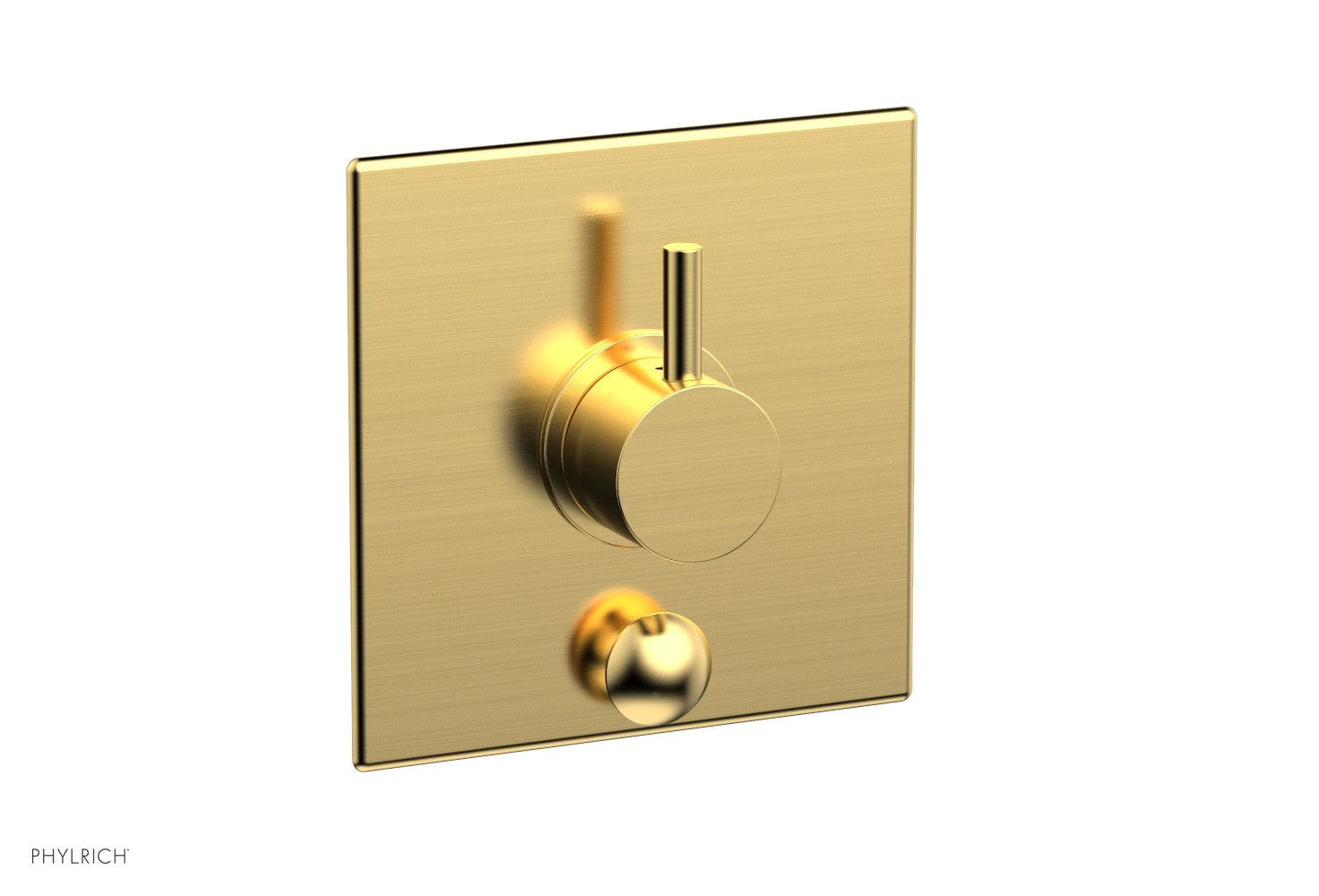BASIC II Pressure Balance Shower Plate with Diverter and Handle Trim Set 4 203 - Chrome Finish for Bathroom & Shower Installation - Perfect for Home Renovation and Modern Bathroom Upgrades