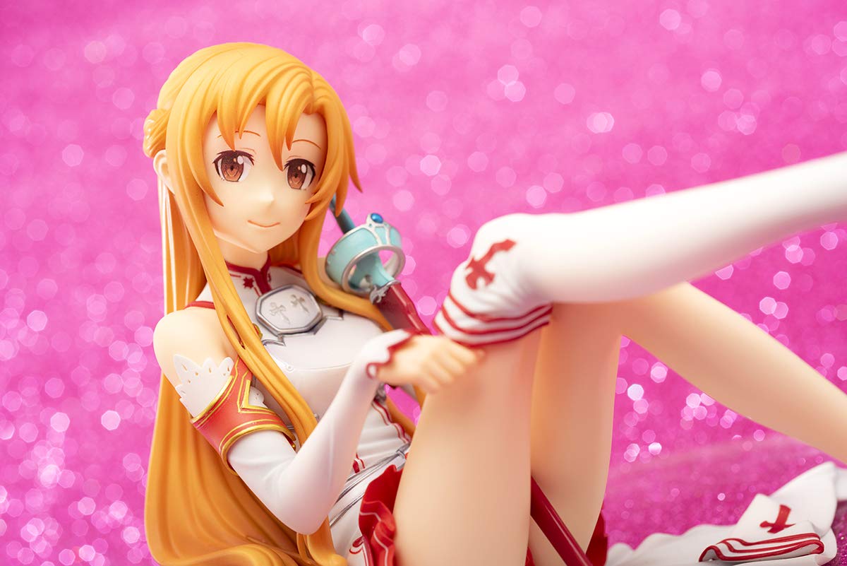Sword Art Online Asuna 1/7 Scale Anime Figure - Premium Collectible Statue for Anime Fans & SAO Merchandise Lovers | Perfect for Display, Gaming Room Decor, and Otaku Collections