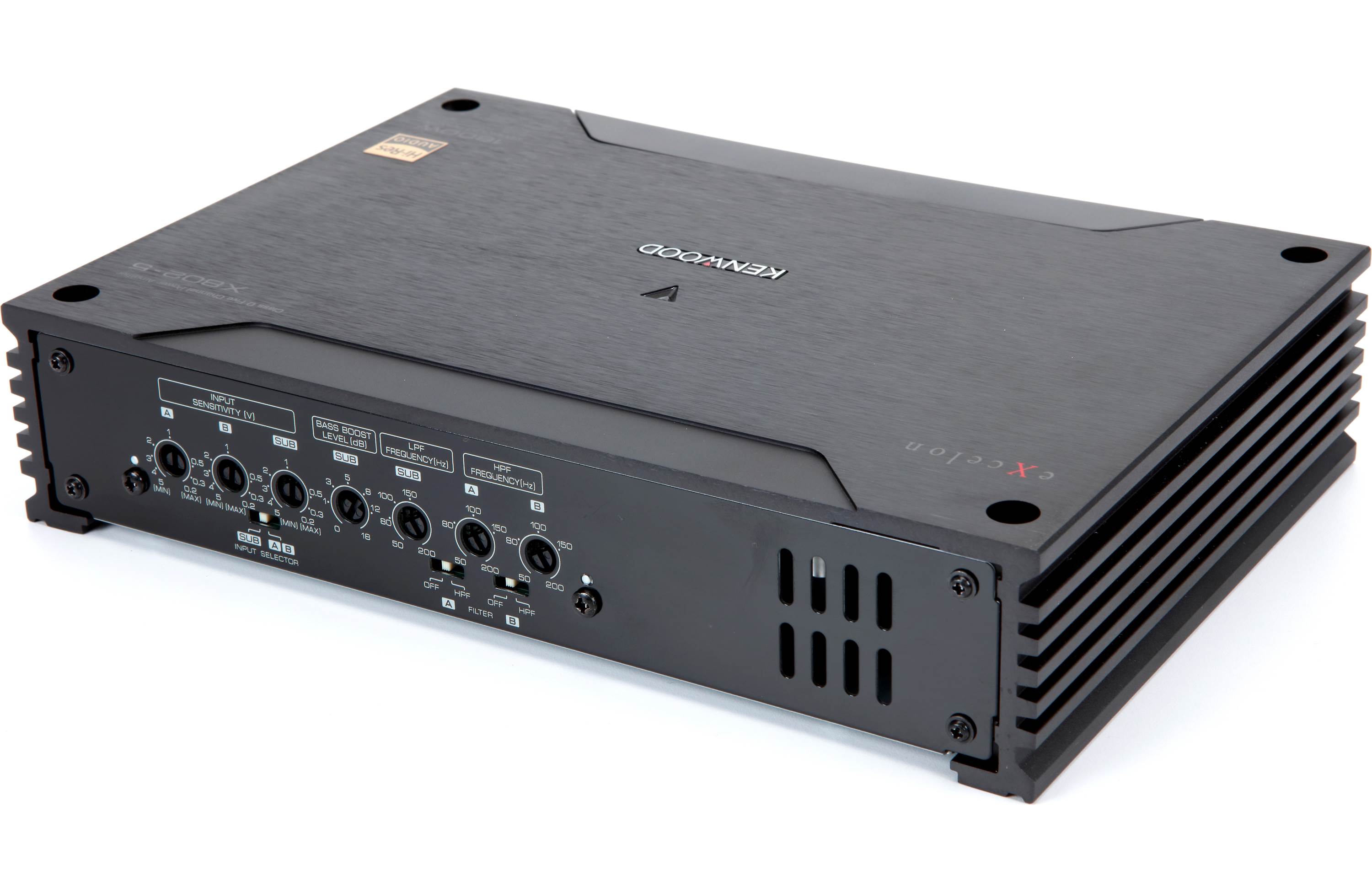 Kenwood Excelon X802-5 Class D 5-Channel Car Amplifier - High Power Audio System for Cars, Trucks & SUVs | Perfect for Upgrading Vehicle Sound System