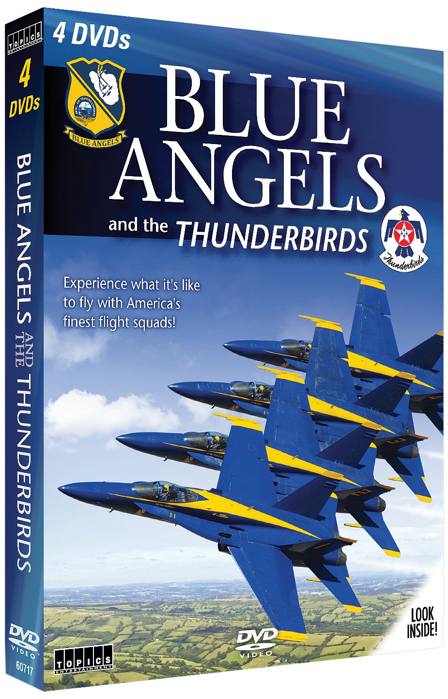 Blue Angels & Thunderbirds Box Set - Official Military Aircraft Collection - Perfect for Aviation Enthusiasts & Model Collectors - Great for Home Display, Office Decor, and Gift Giving