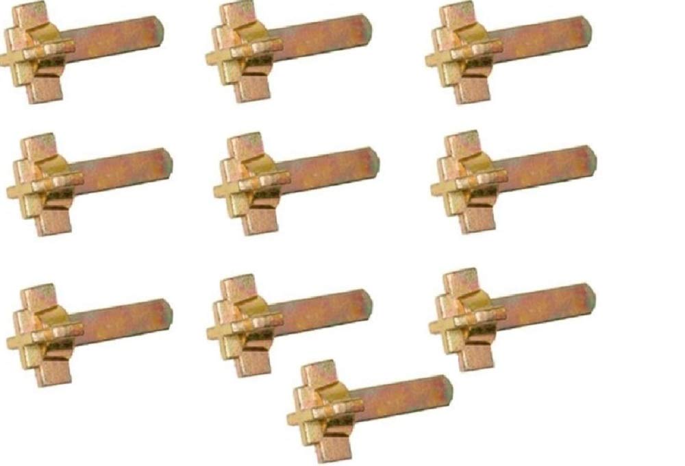 10 Pack Cross-Shaped Lock Actuators for Frenchwood Hinged Doors - Compatible with Andersen Doors | Durable Replacement Parts for Sliding Patio & Entry Doors