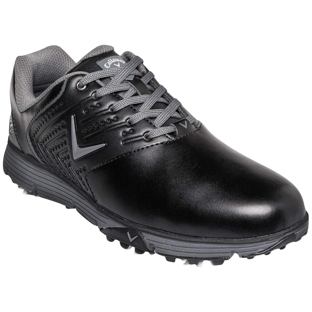 Callaway Chev Mulligan S 2019 Waterproof Golf Shoes for Men – Comfortable & Durable Spiked Golf Footwear for Course Play & Outdoor Sports