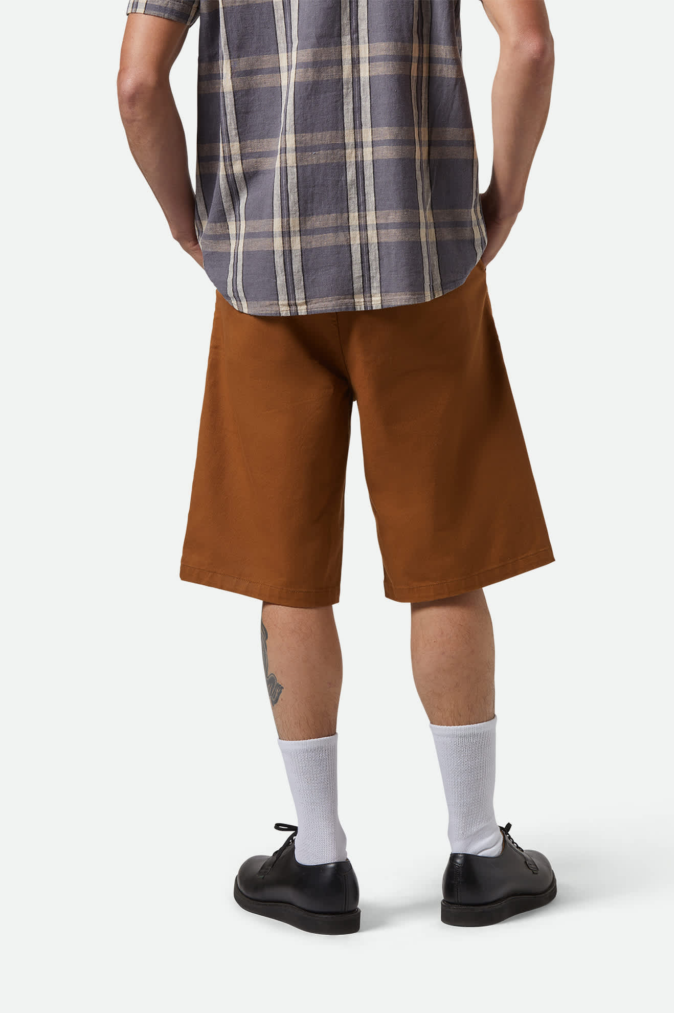 Choice Chino Baggy Shorts for Men - Washed Copper Casual Loose Fit Comfortable Summer Shorts | Perfect for Beach, Gym, and Everyday Wear